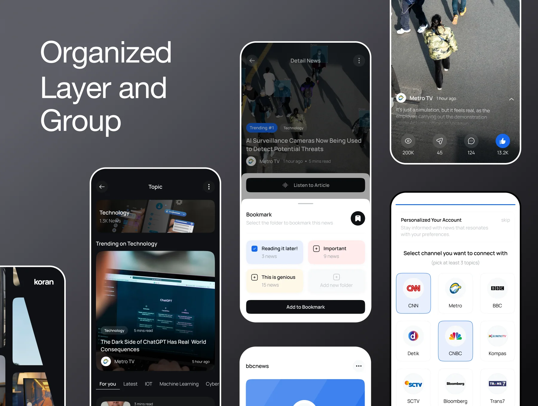 Koran - News Apps Mobile UI KIT 5