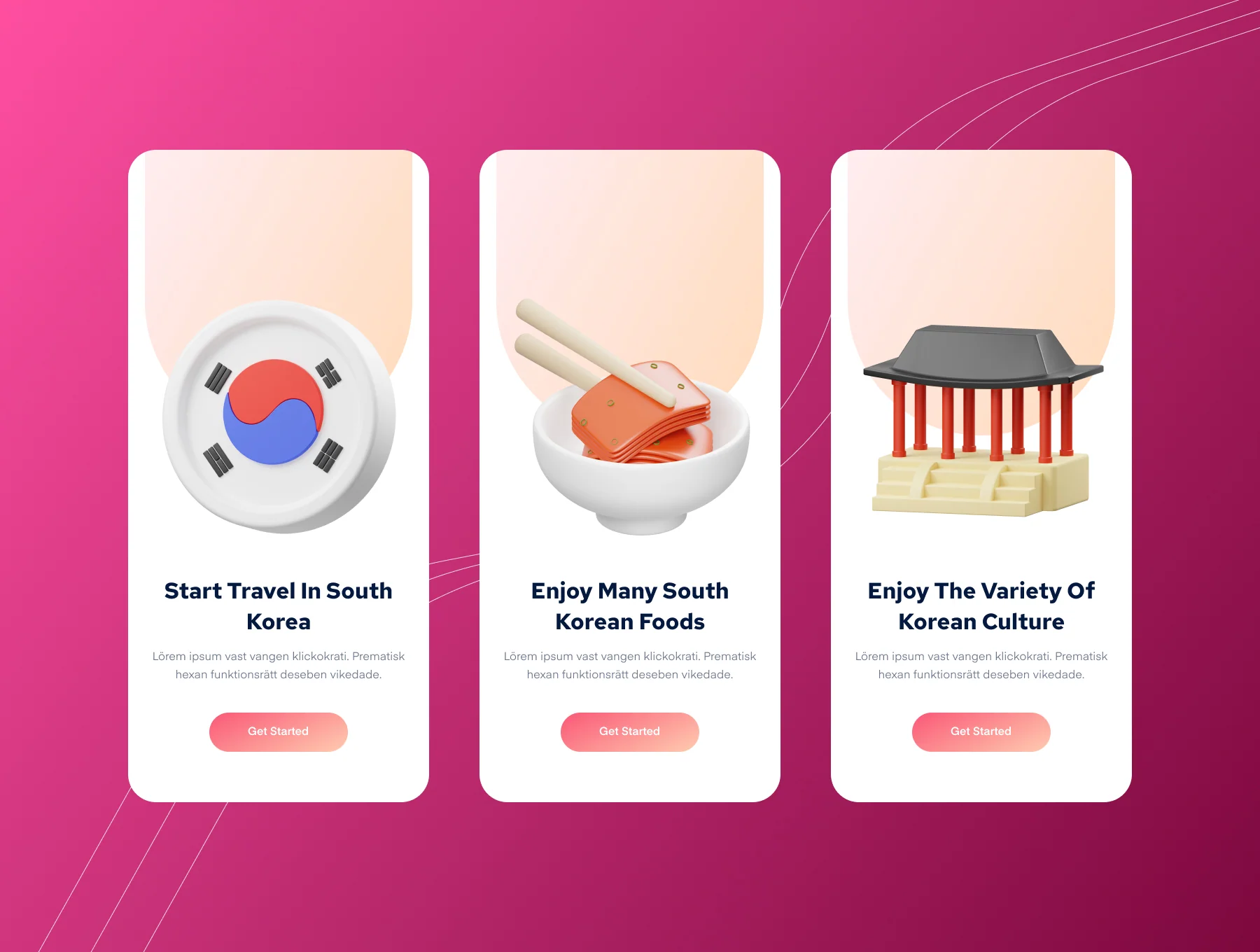Korean Culture 3D Icon 4