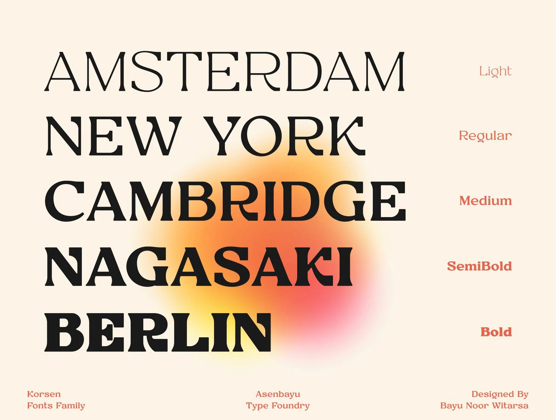 Korsen Fonts Family 2