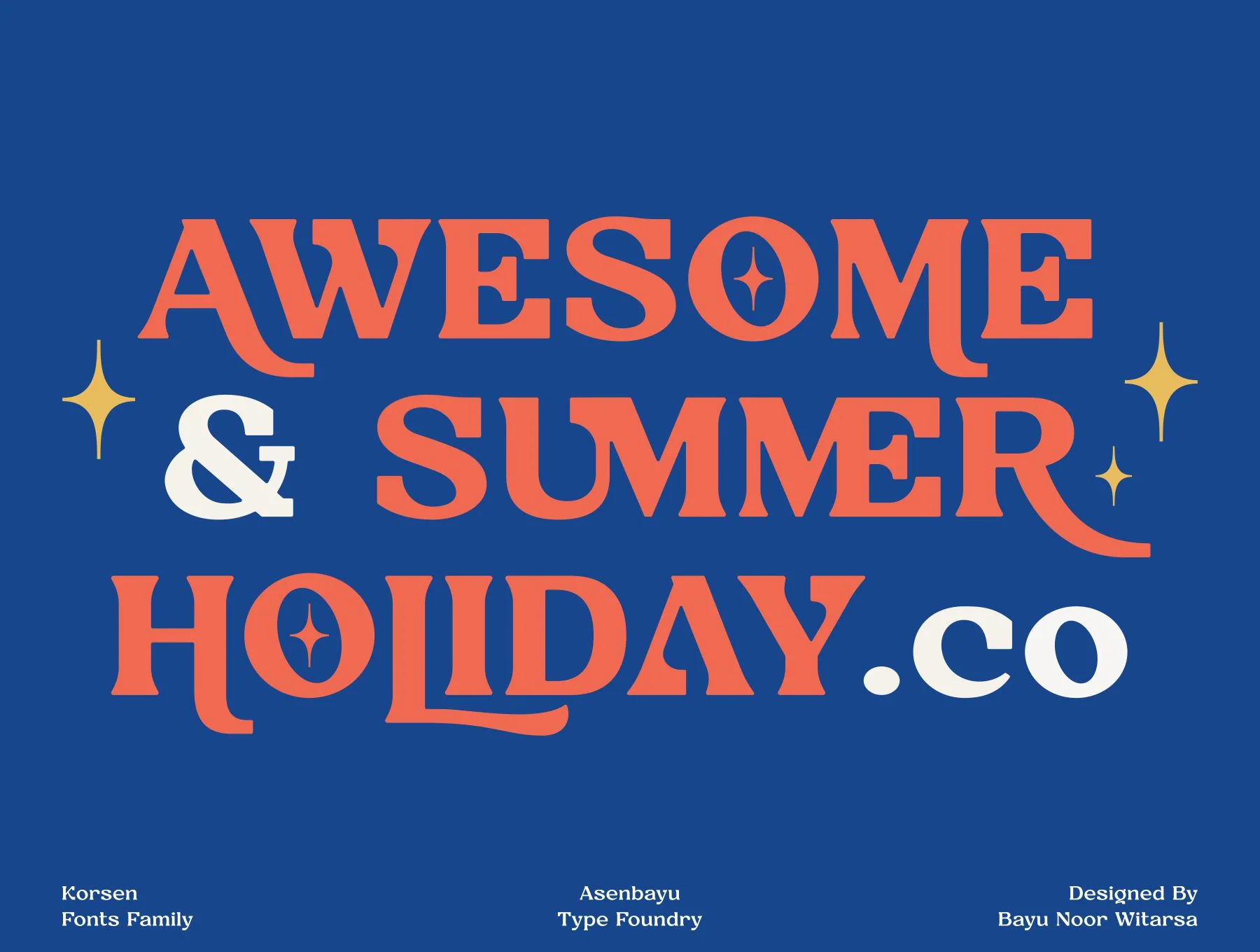 Korsen Fonts Family 3