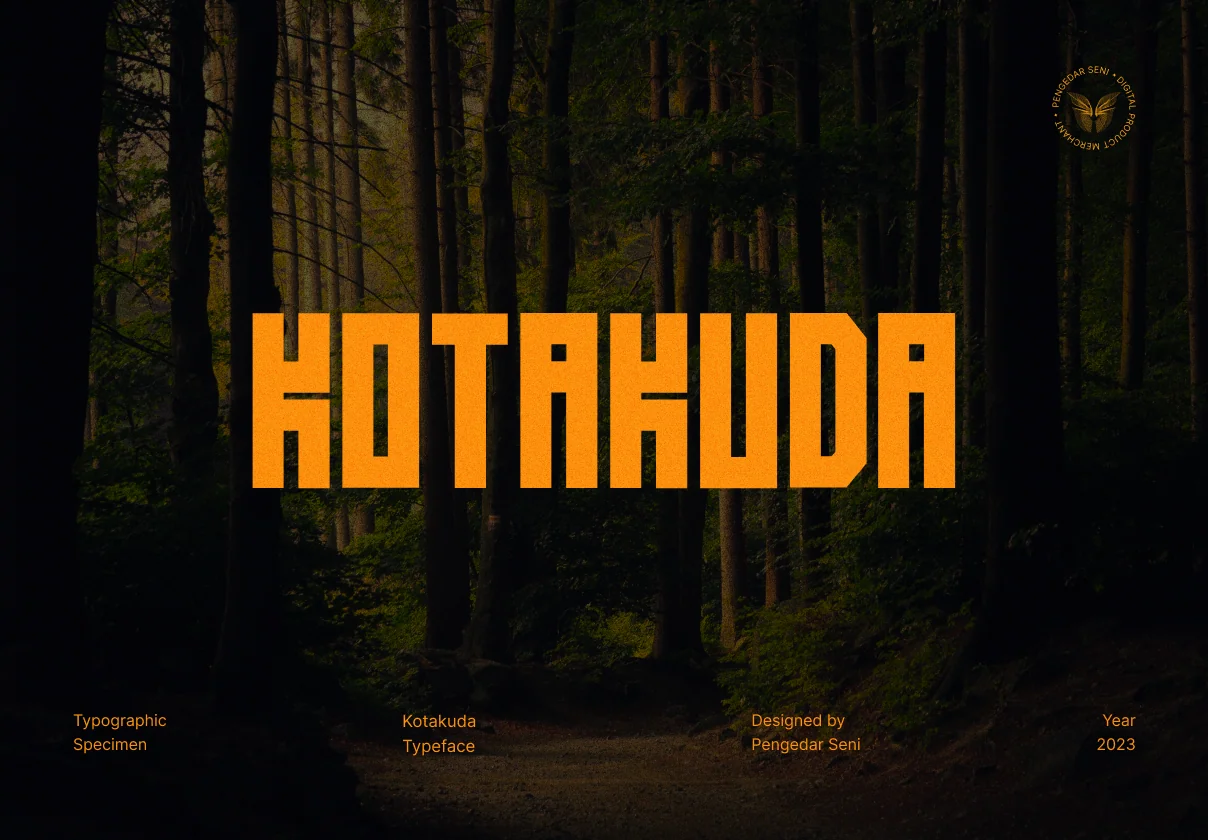Kotakuda Bold Display Typeface