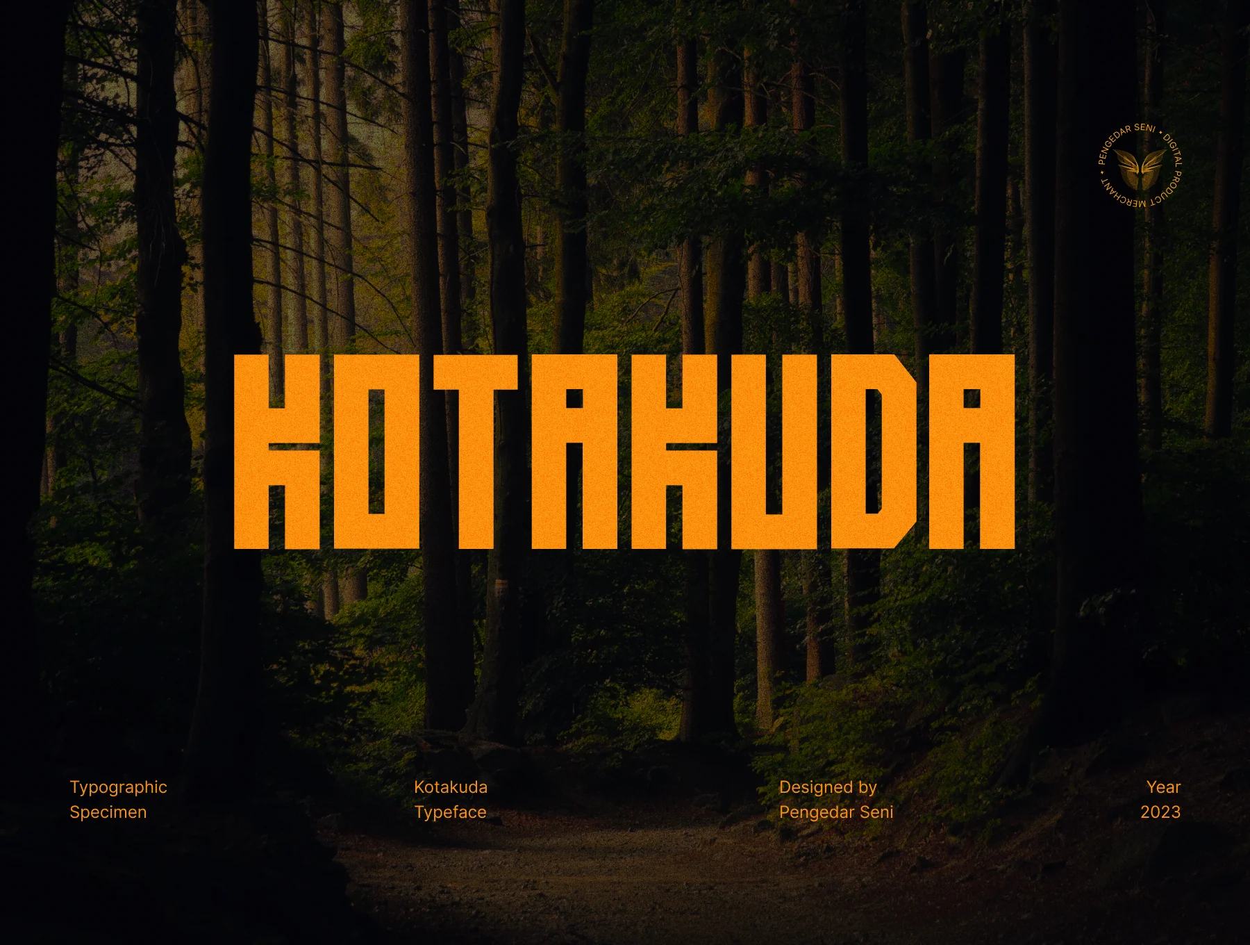 Kotakuda Bold Display Typeface