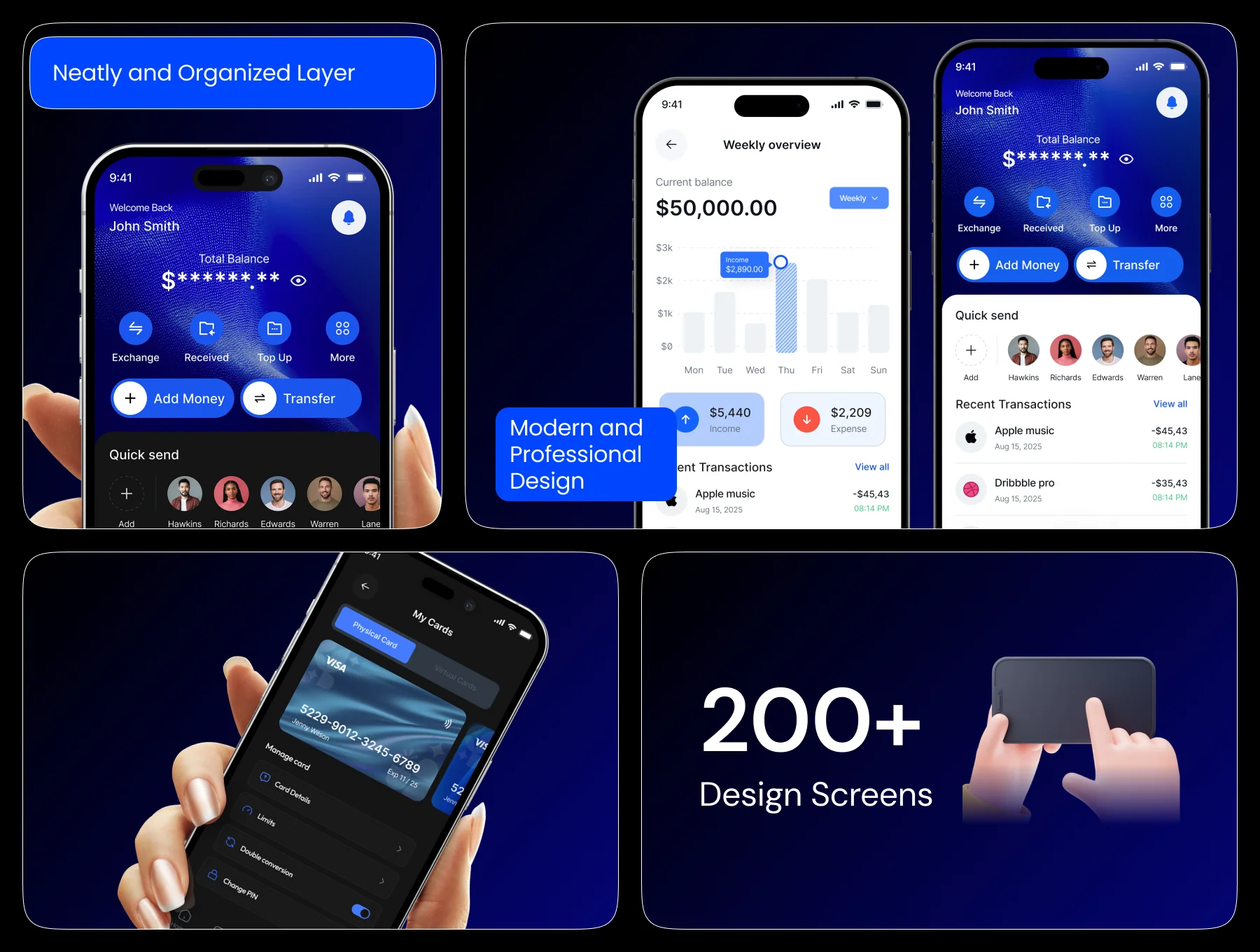 KpPay Fintech Mobile App UI kit 2