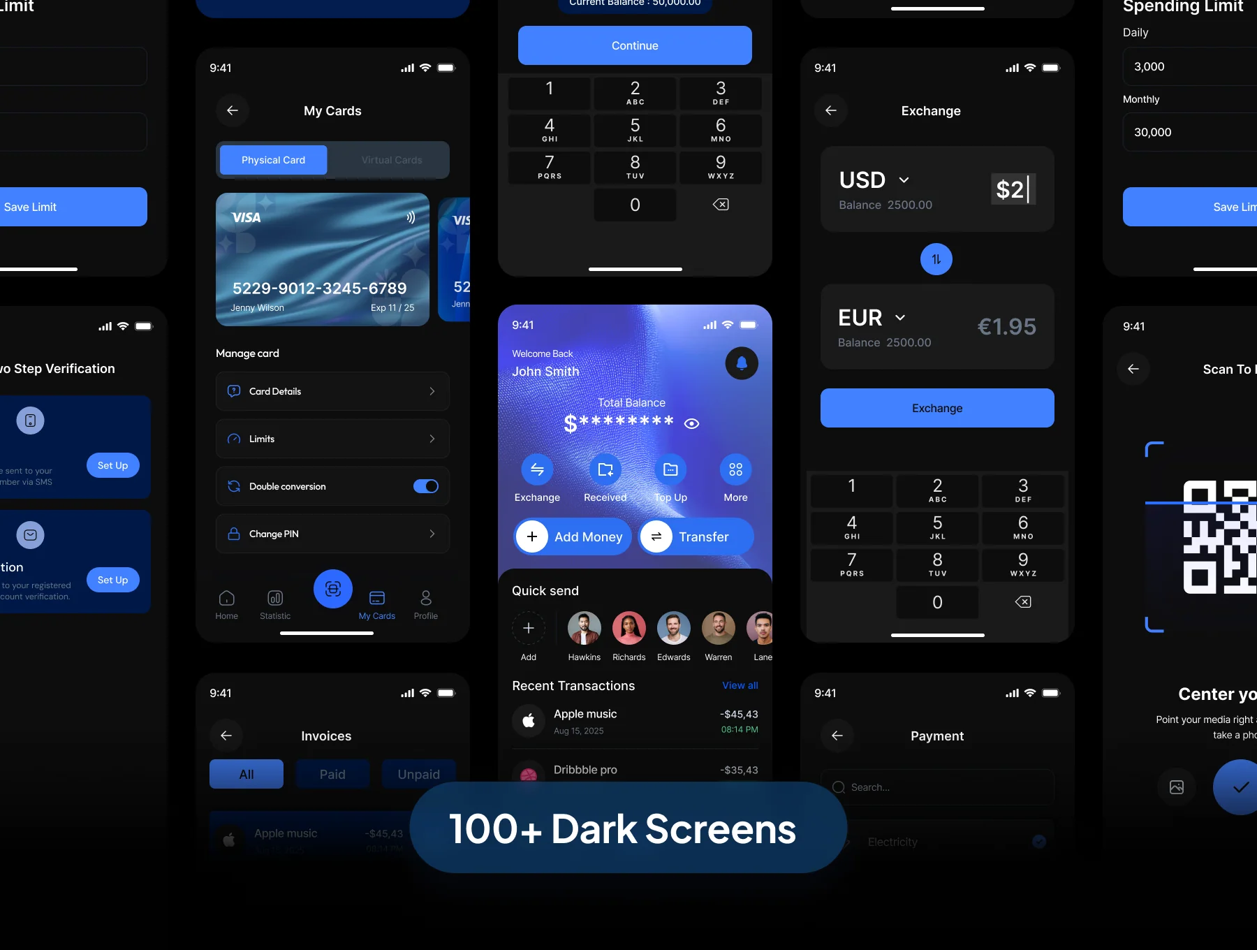 KpPay Fintech Mobile App UI kit 3