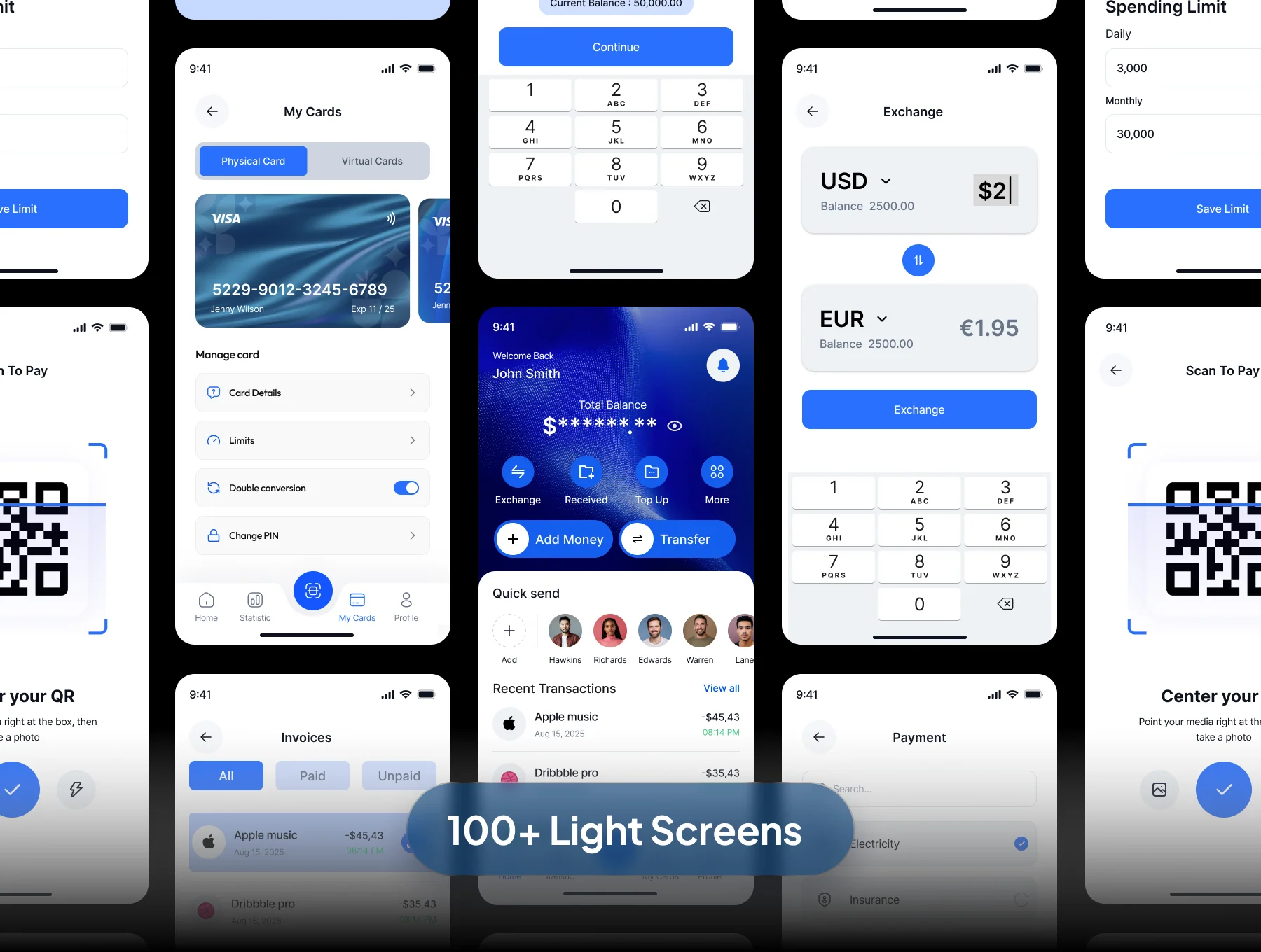 KpPay Fintech Mobile App UI kit 4