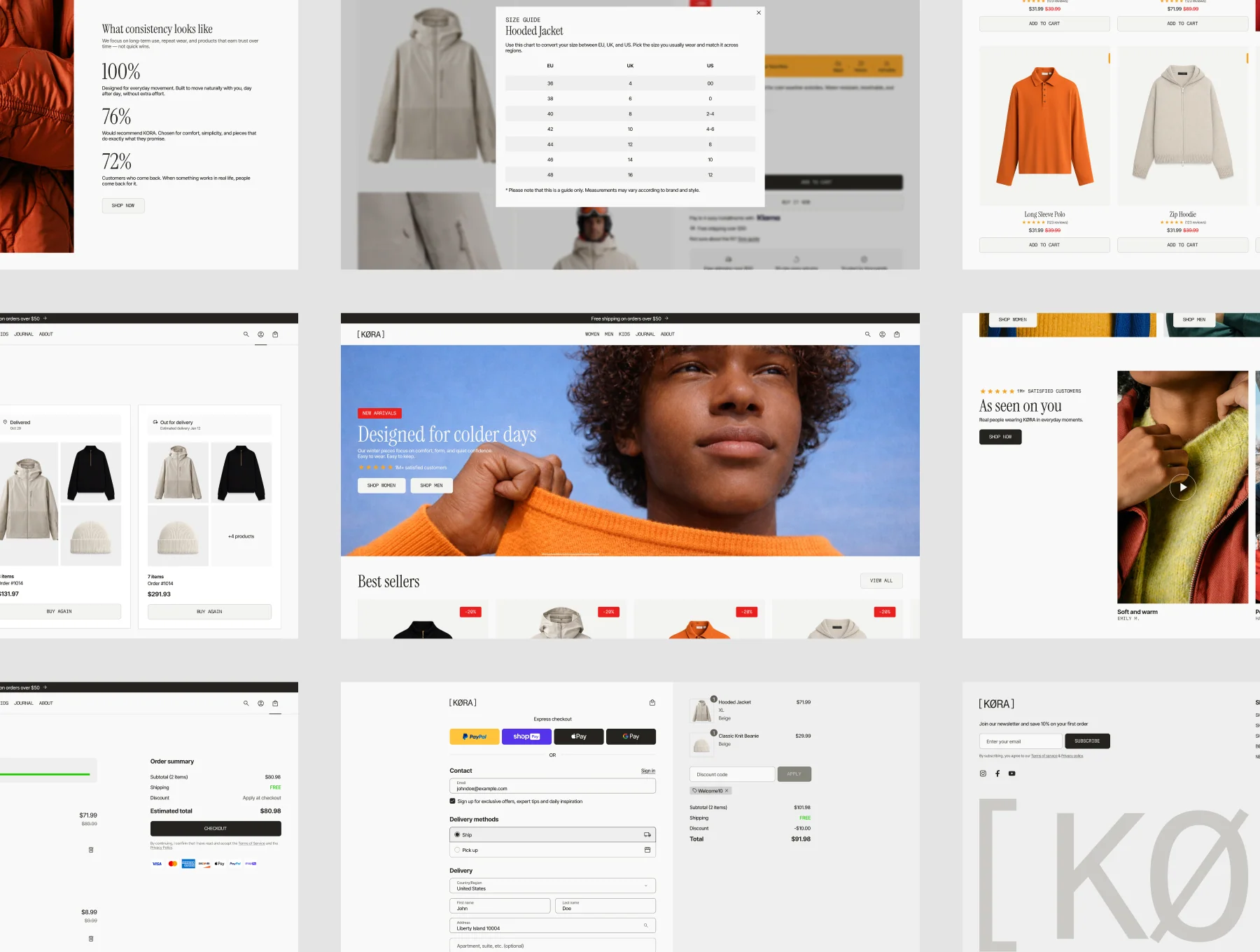 KØRA Shopify Store E-Commerce Template 2