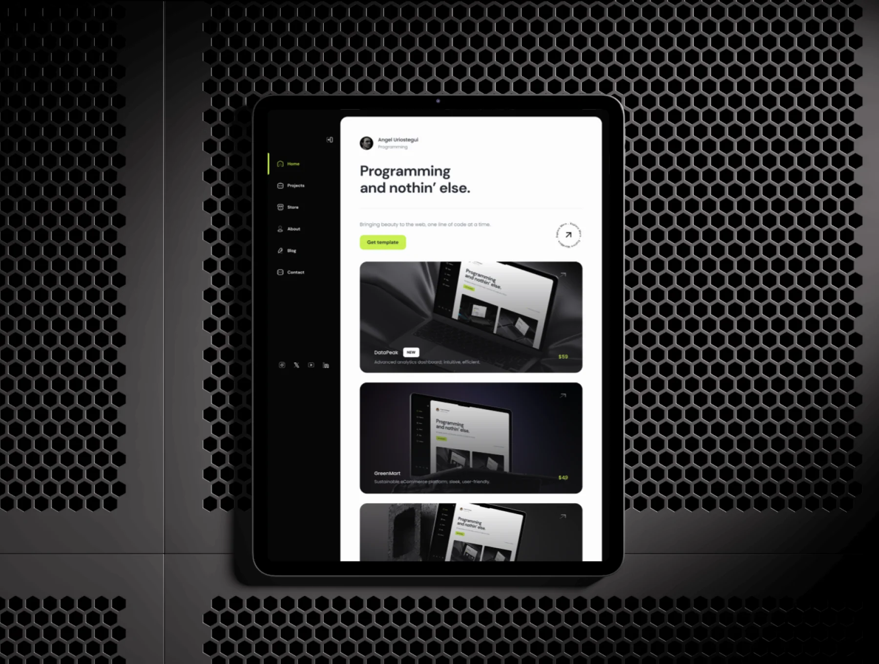 Krafty Personal Template 4
