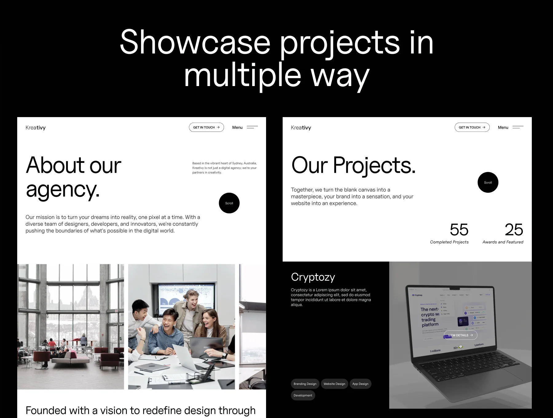 Kreativy - Digital Website Agency UI Kit 5
