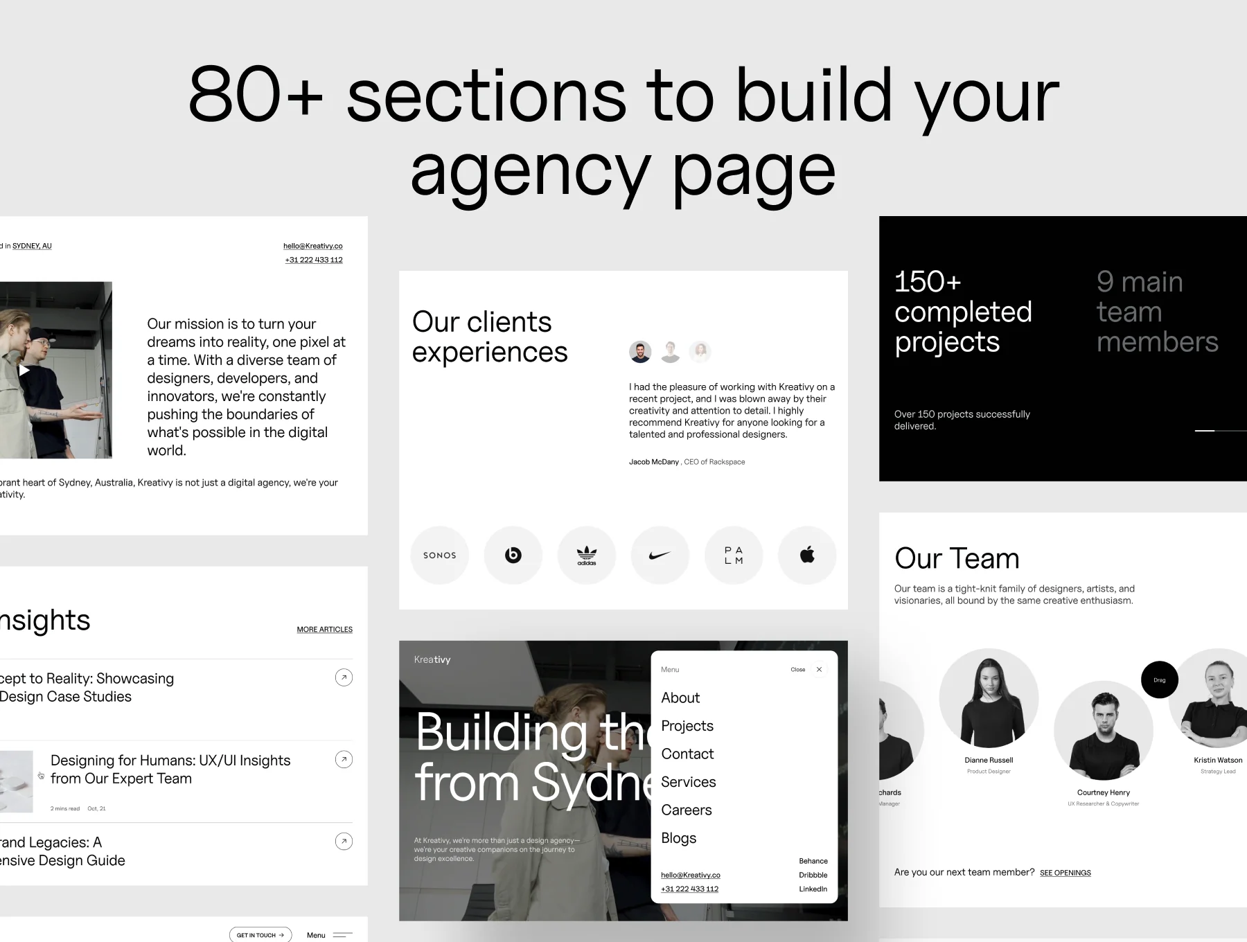 Kreativy - Digital Website Agency UI Kit 6