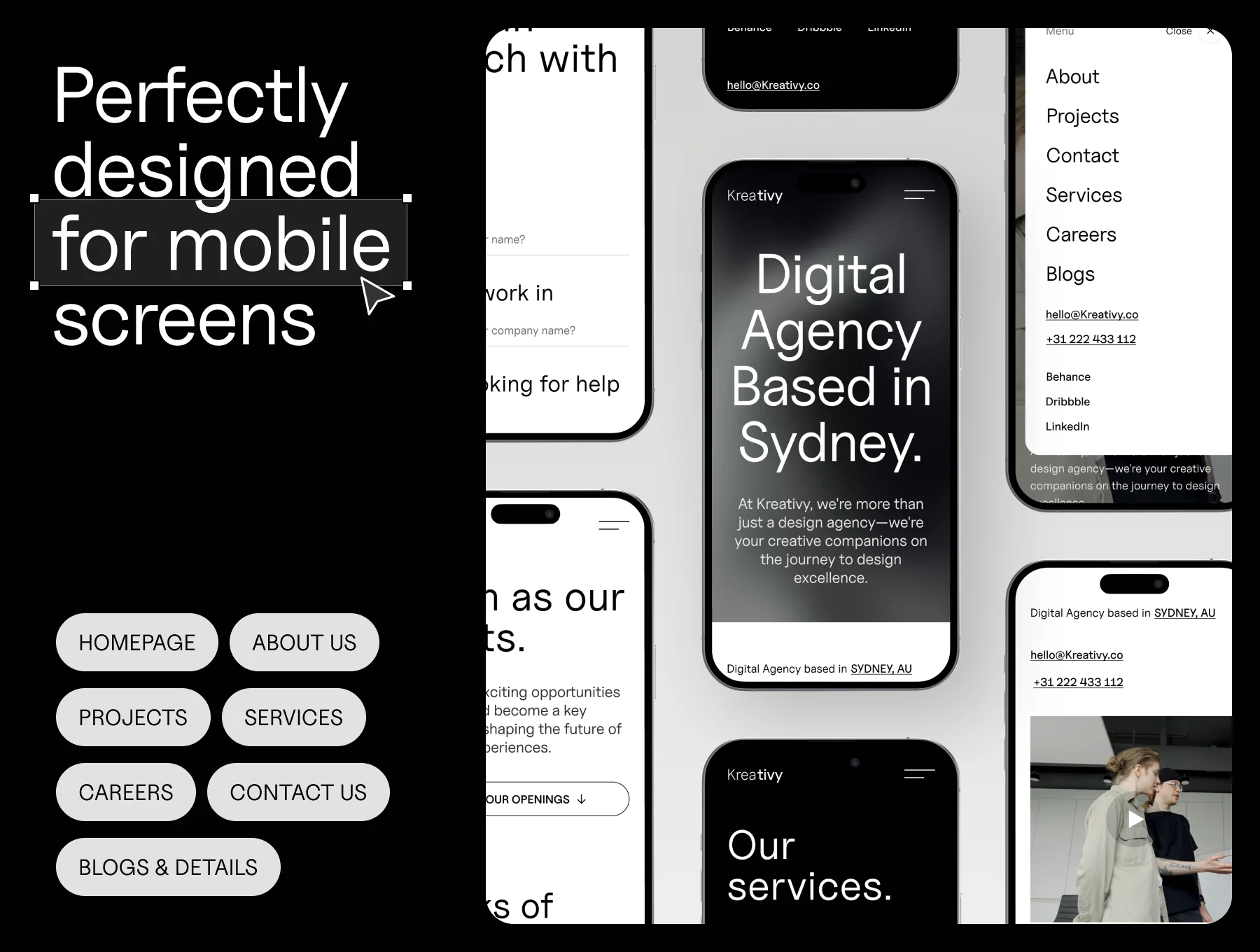 Kreativy - Digital Website Agency UI Kit 8