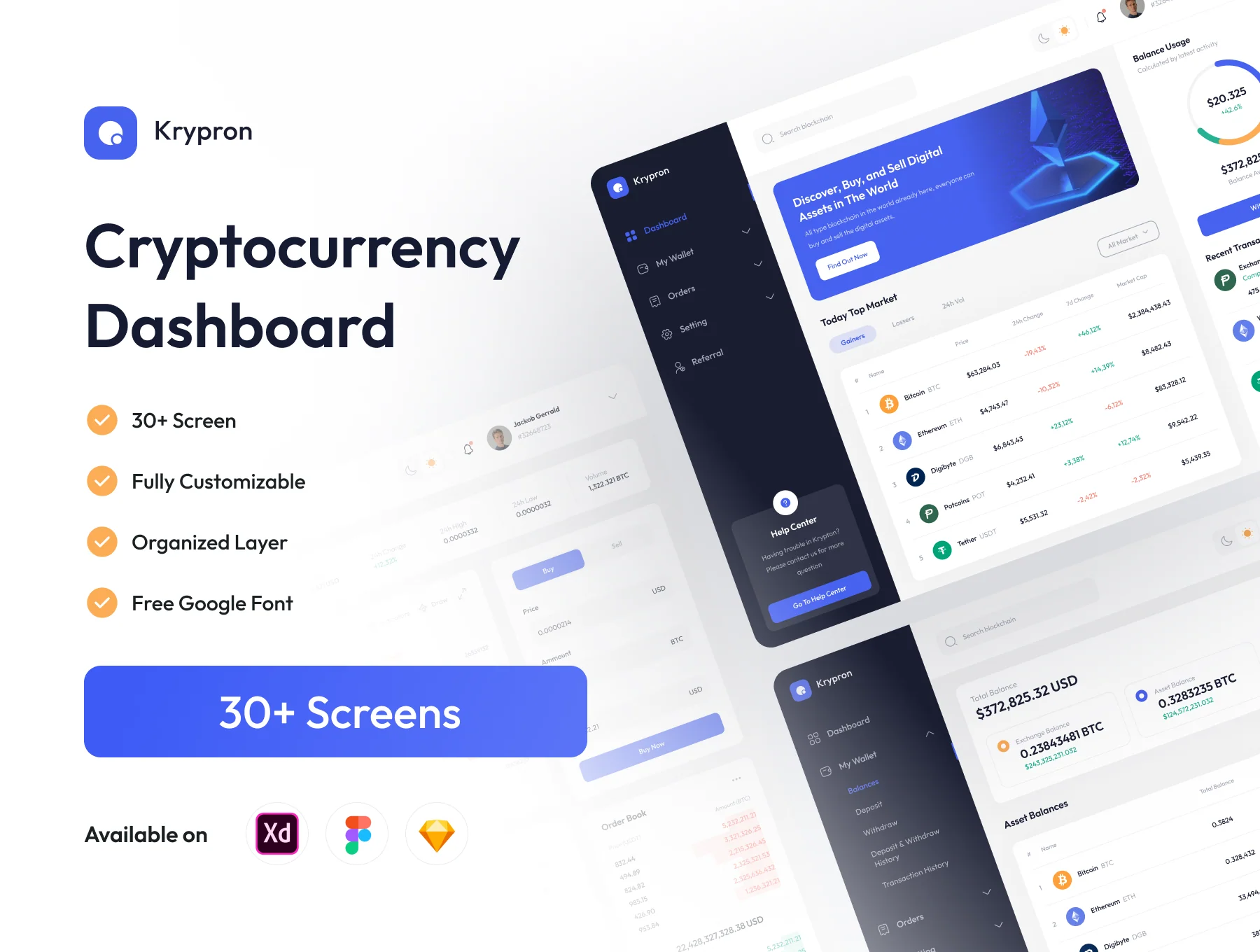 Krypron - Crypto Currency Dashboard