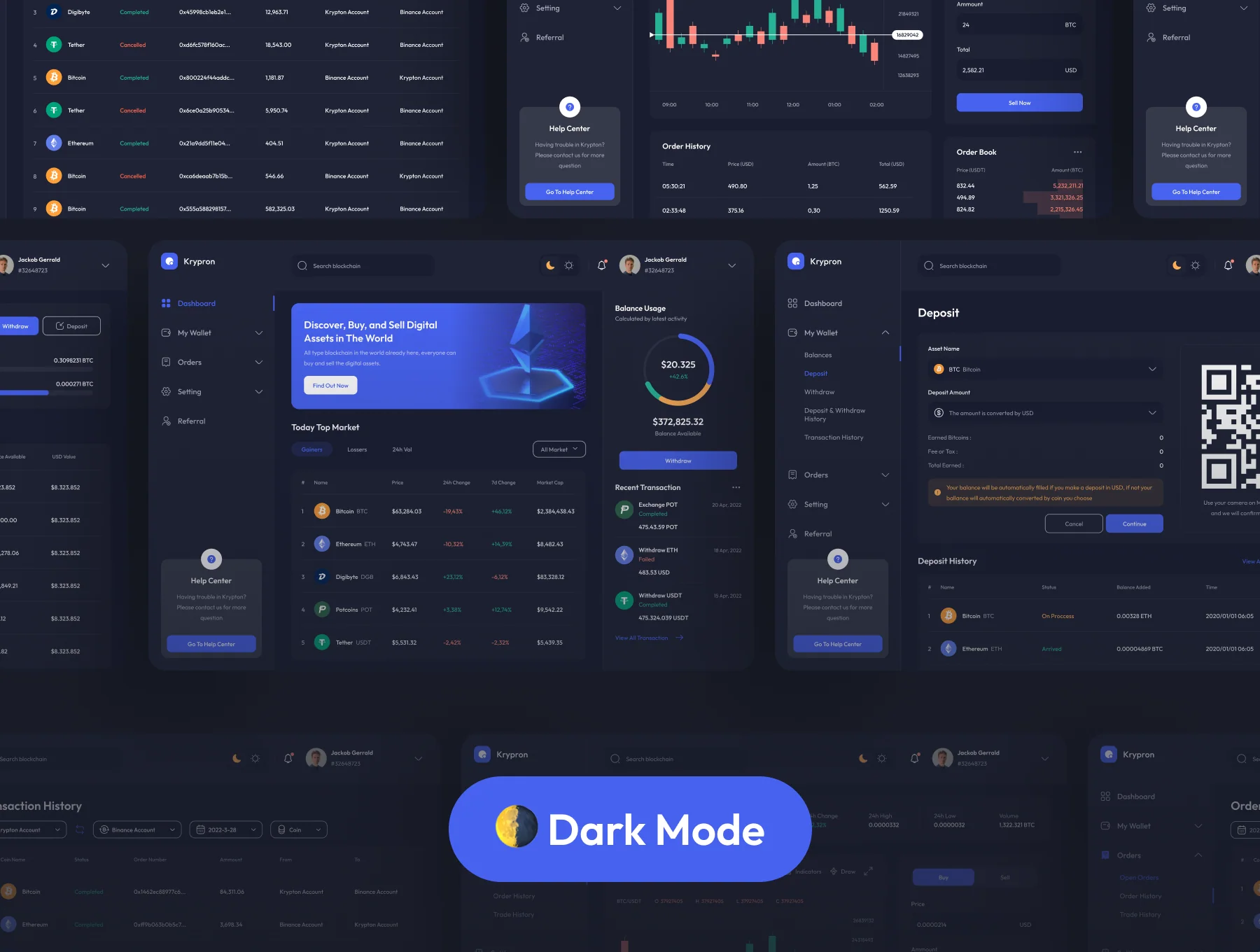 Krypron - Crypto Currency Dashboard 6