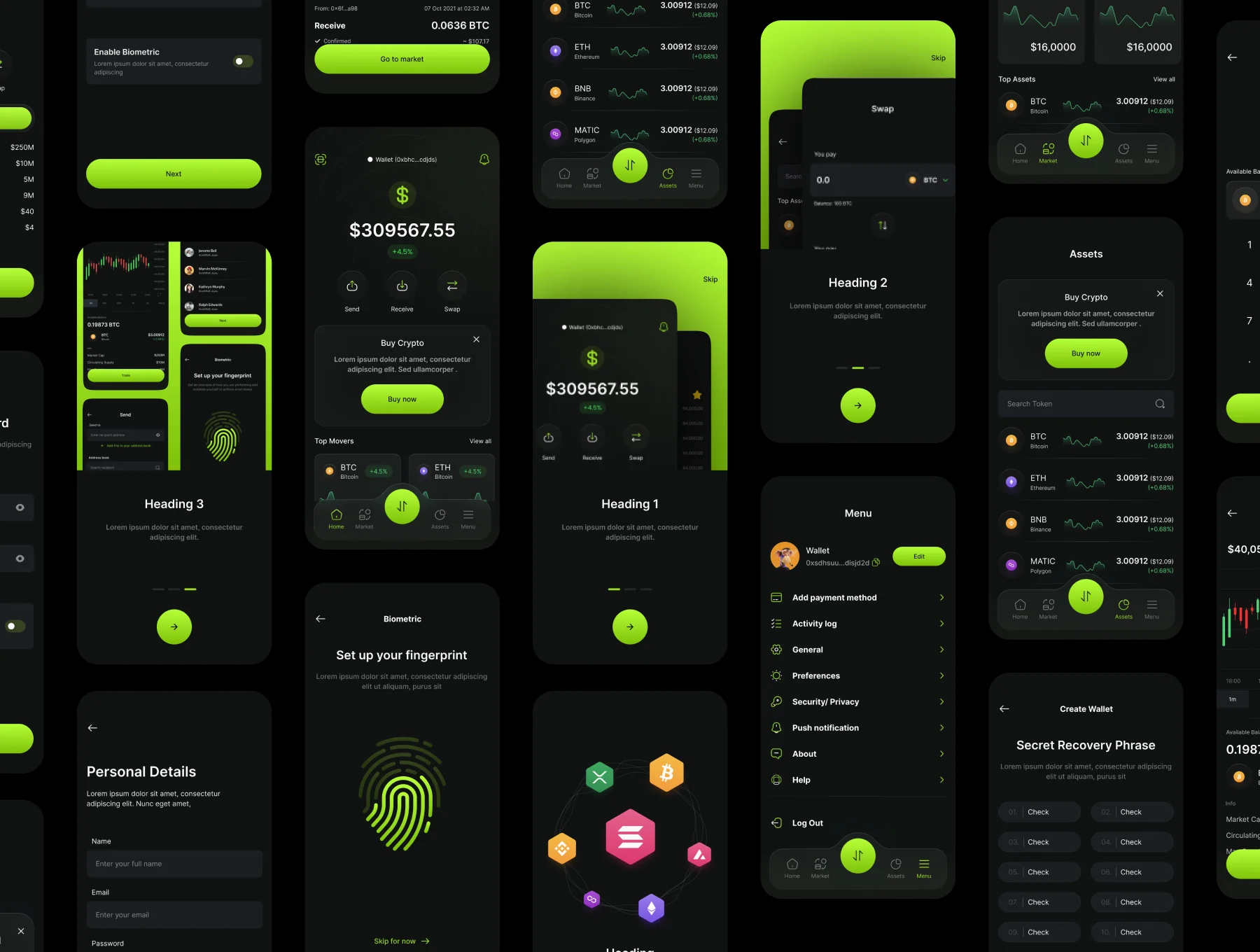 KRYPT - Crypto Wallet UI Kit 5