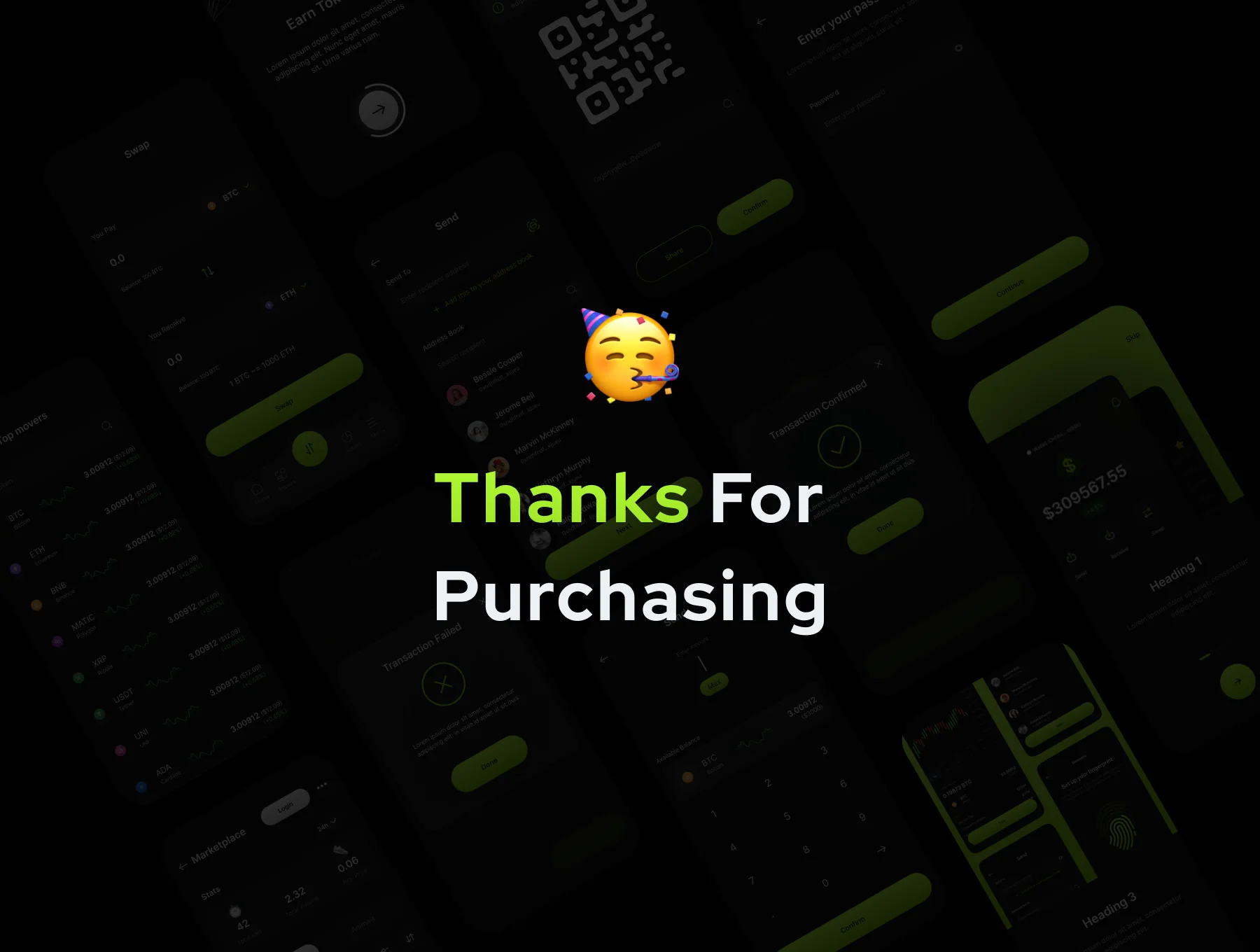 KRYPT - Crypto Wallet UI Kit 6