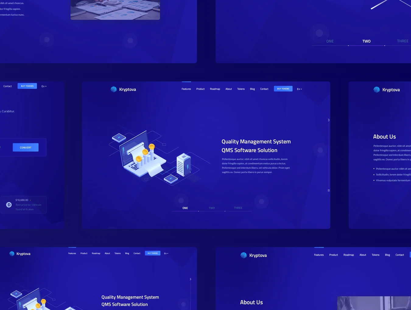 Kryptova ICO Landing Page 2