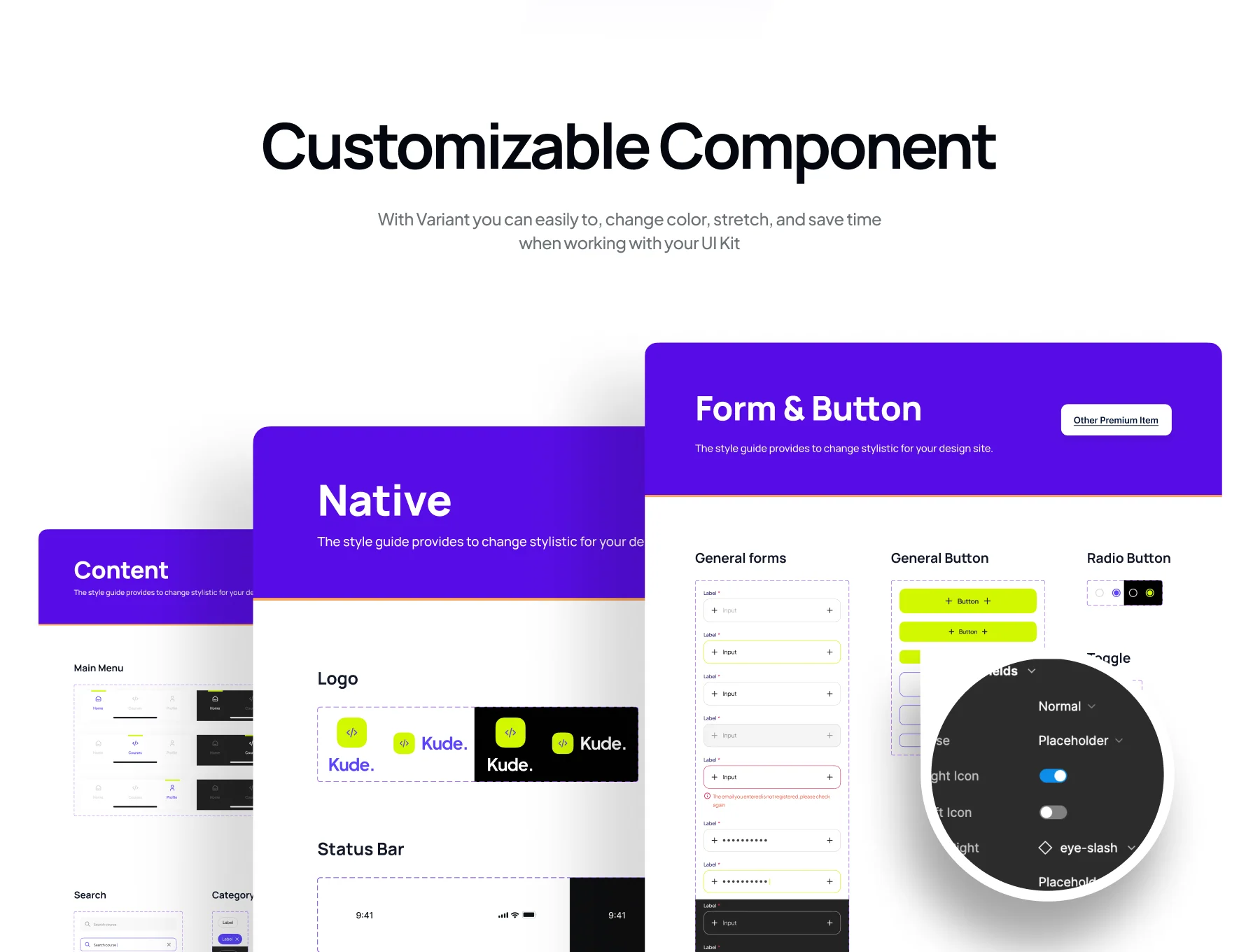 Kude - Learn Coding Mobile Apps UI Kit 4