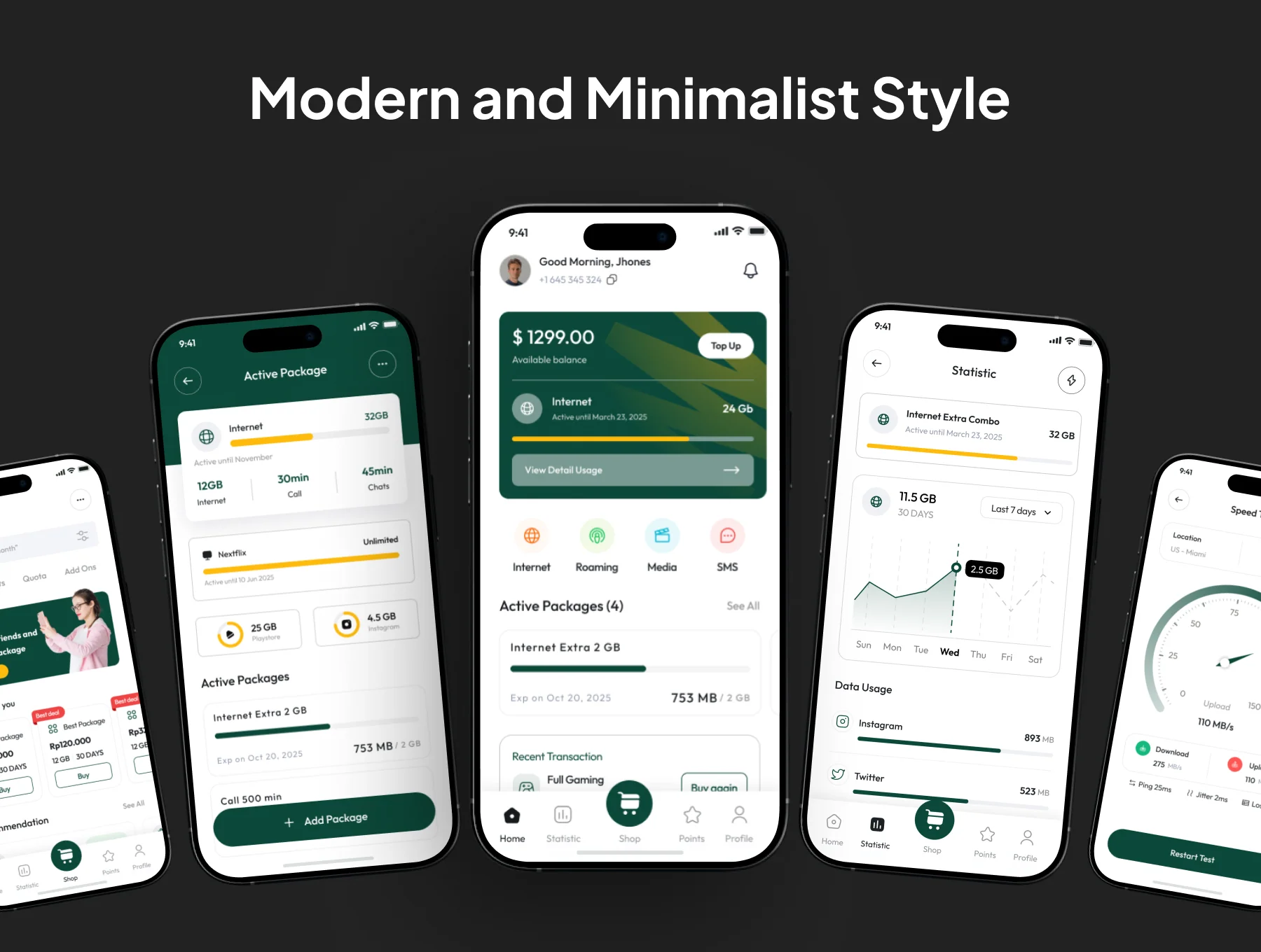 KuotaGo - Internet Provider App IOS UI Kits 4