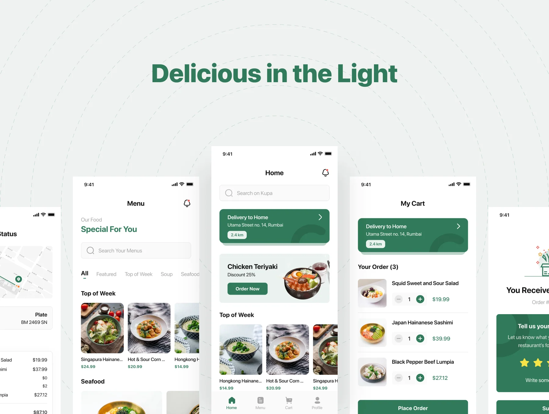 Kupa - Food Delivery App UI Kit 3