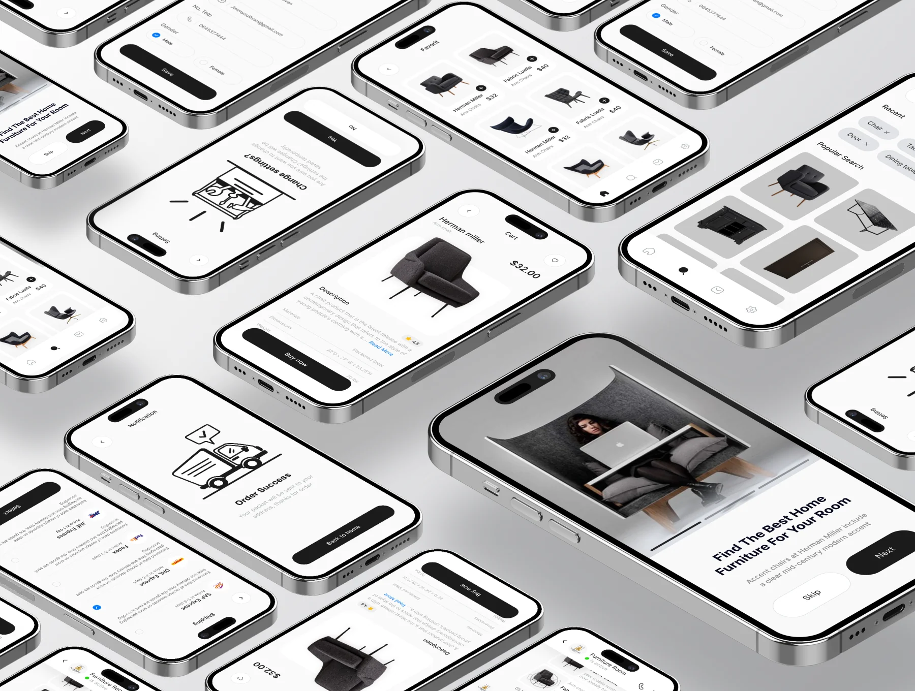 Kursiku - Furniture Ui kit Mobile 2