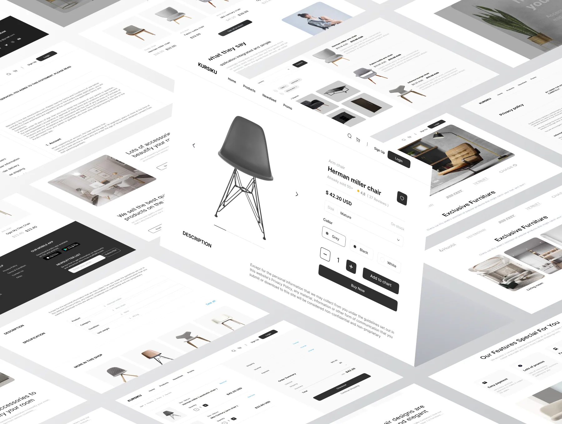 Kursiku - Furniture Website 3
