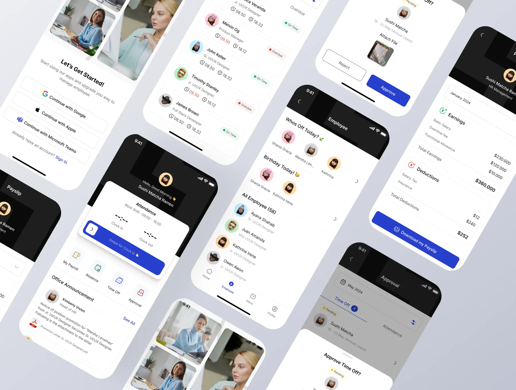 KuyDos! HR Management App UI Kit 3