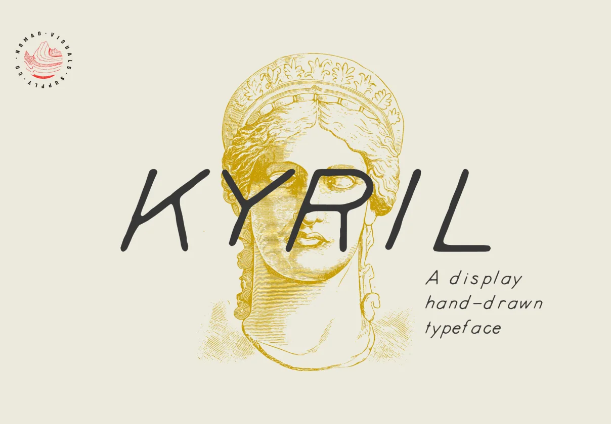 Kyril – Hand-Drawn Display Font