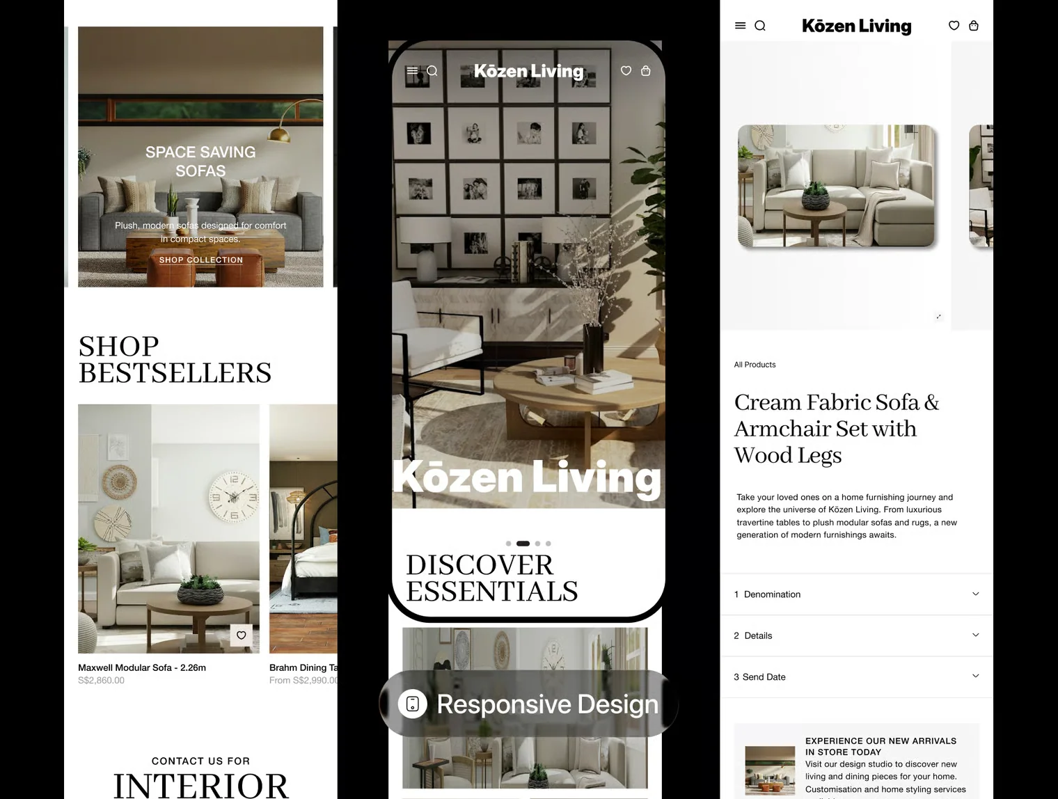 Kōzen — Furniture & Home Decor E-Commerce 3