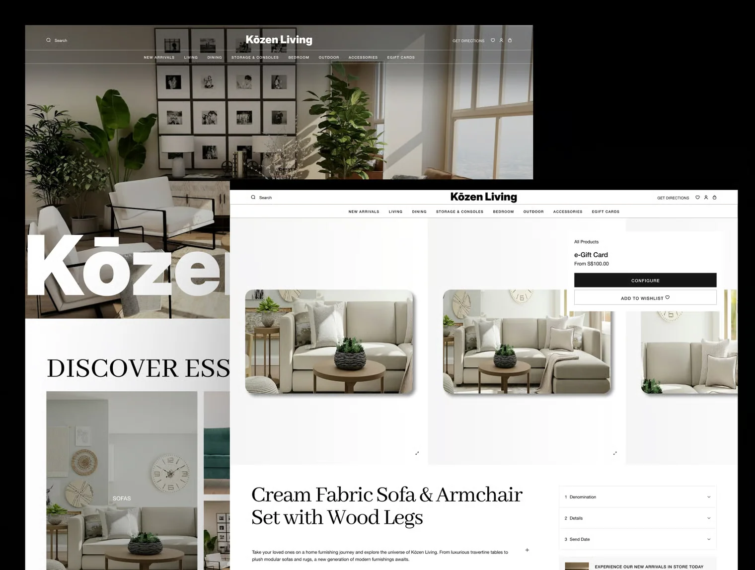 Kōzen — Furniture & Home Decor E-Commerce 5