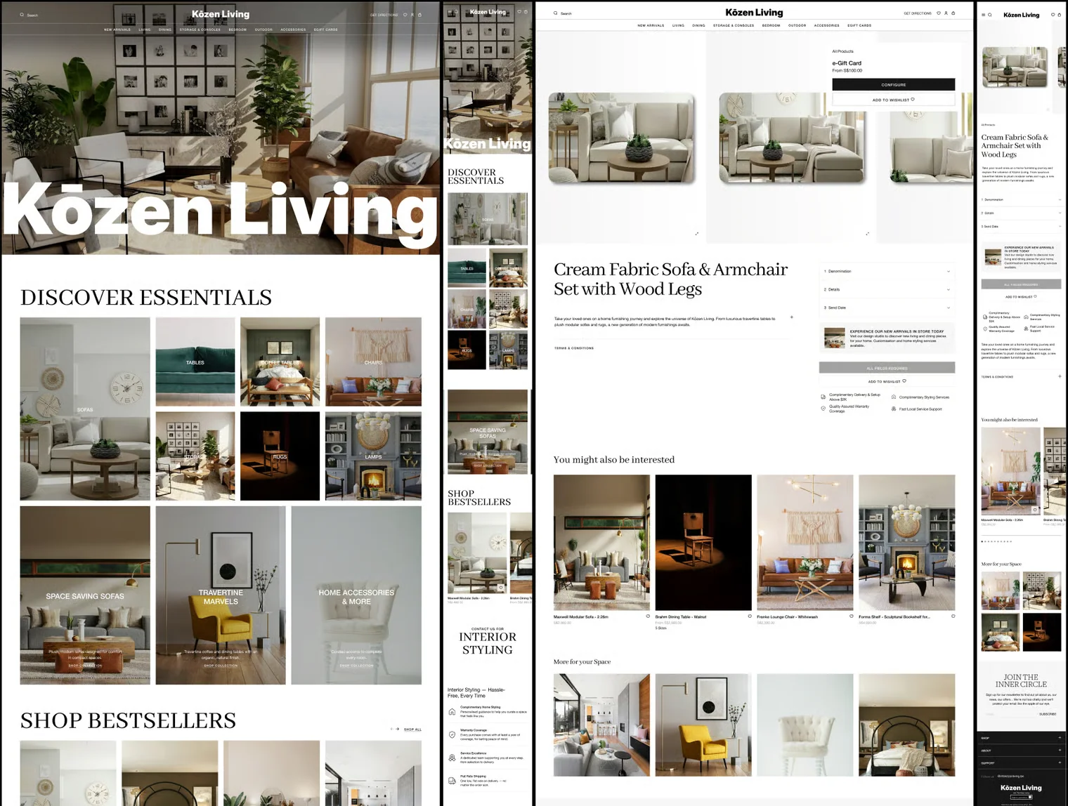 Kōzen — Furniture & Home Decor E-Commerce 6