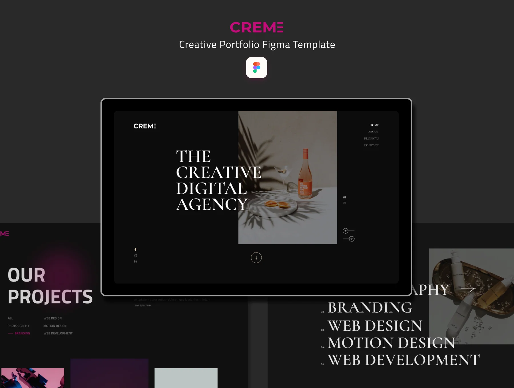 CREME – Figma Template 6