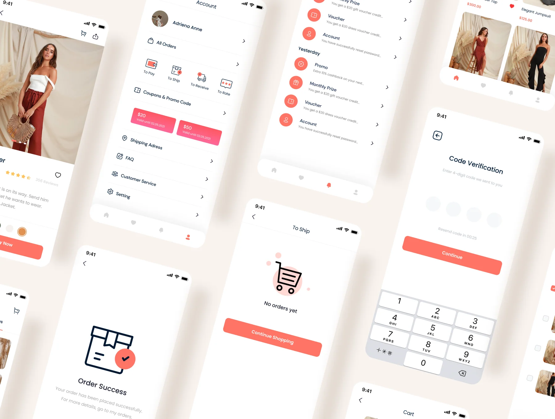 La Rosa - Online Shop App UI Kit 4