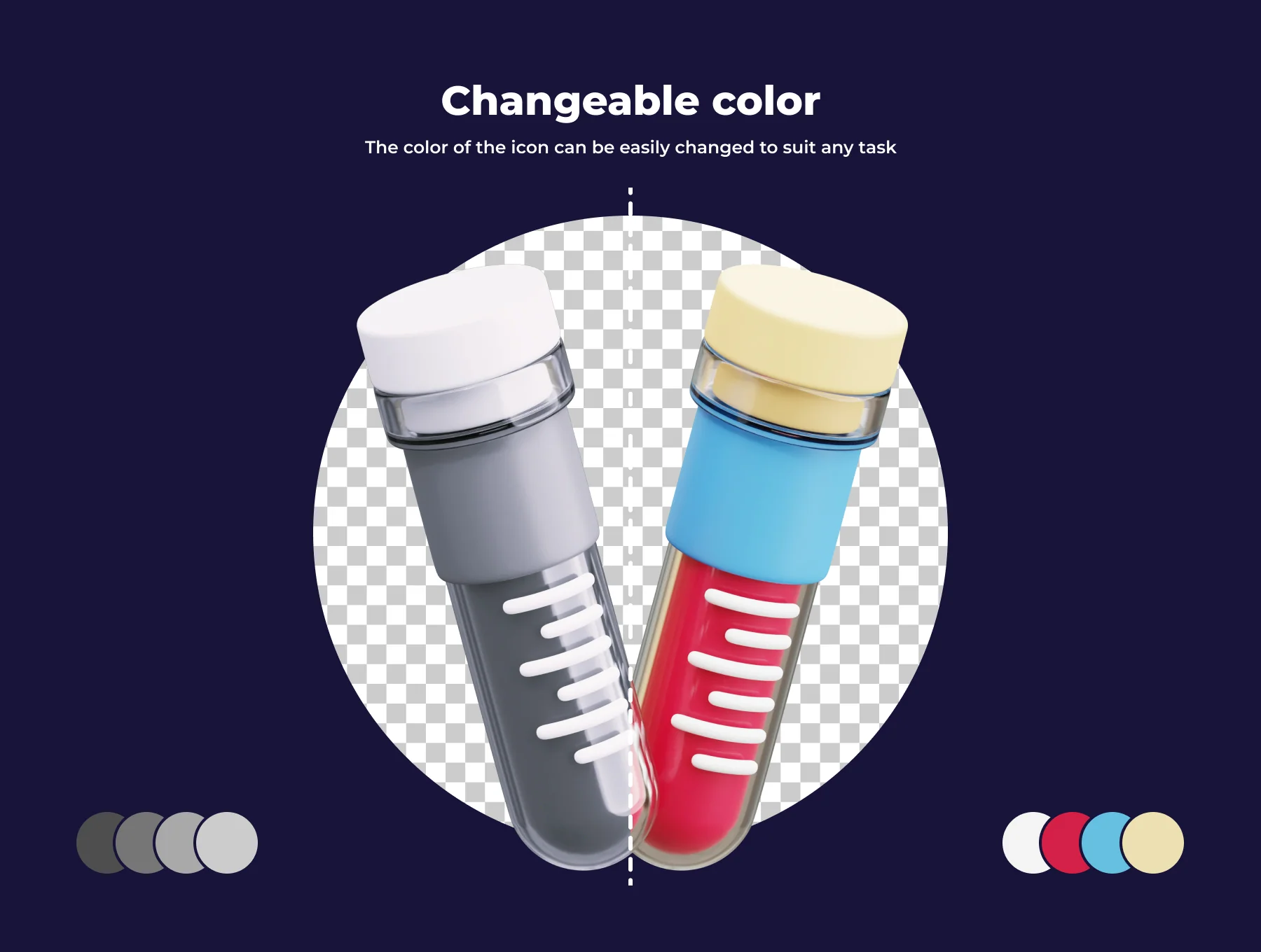 Laboratory 3D Illustration Pack 5
