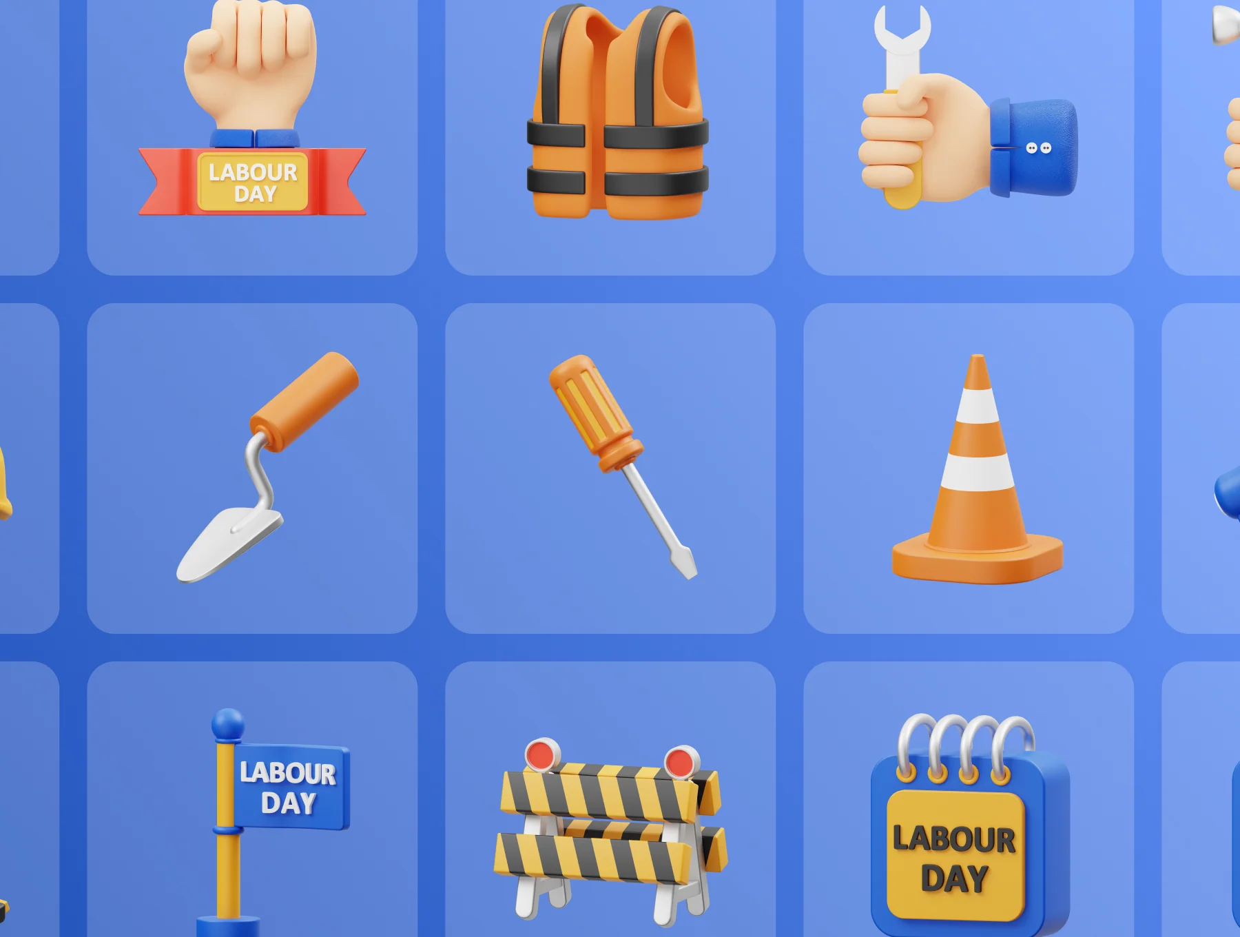 Labour Day 3D Icon 5