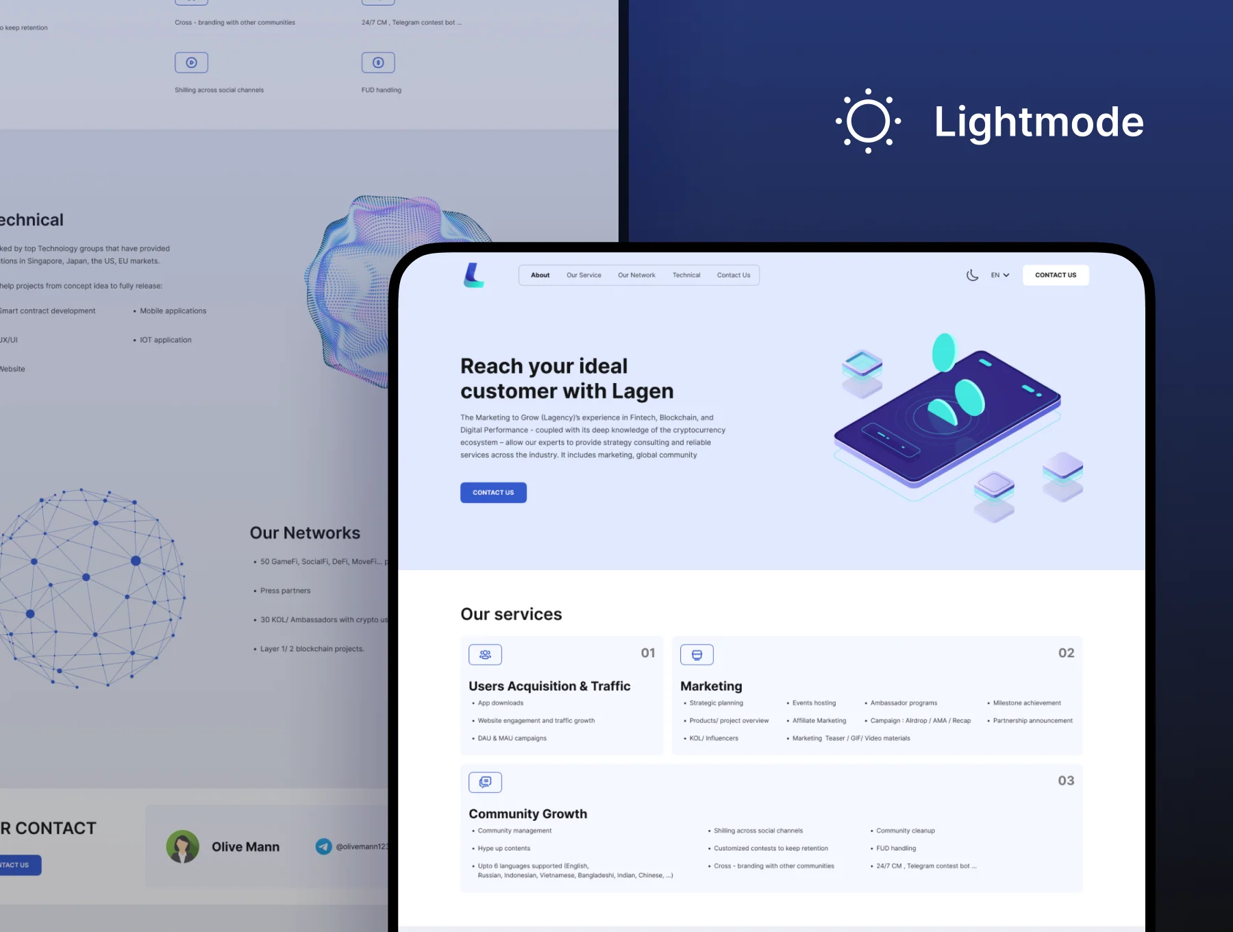 Lagen - Agency Website UI Kit 3