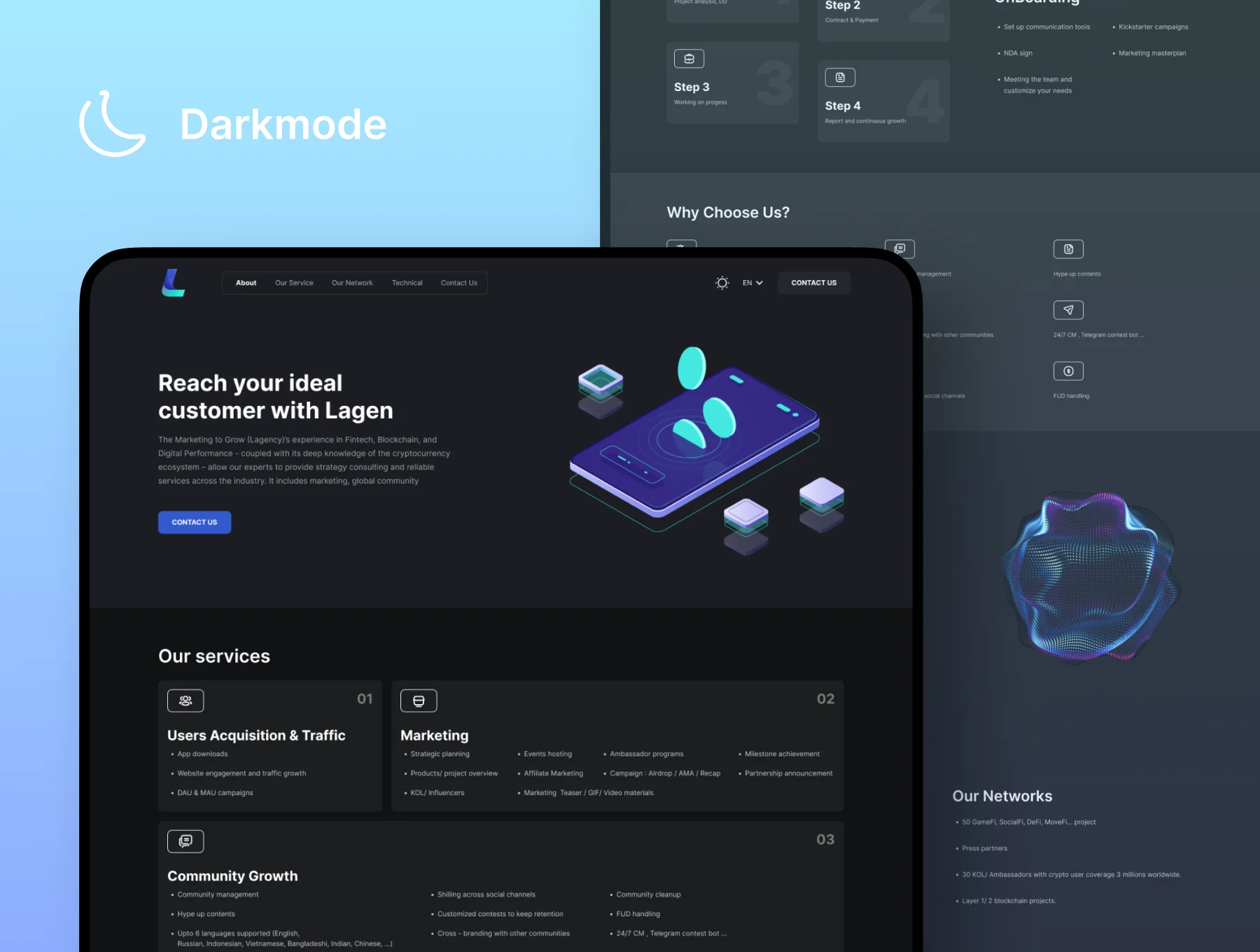 Lagen - Agency Website UI Kit 4