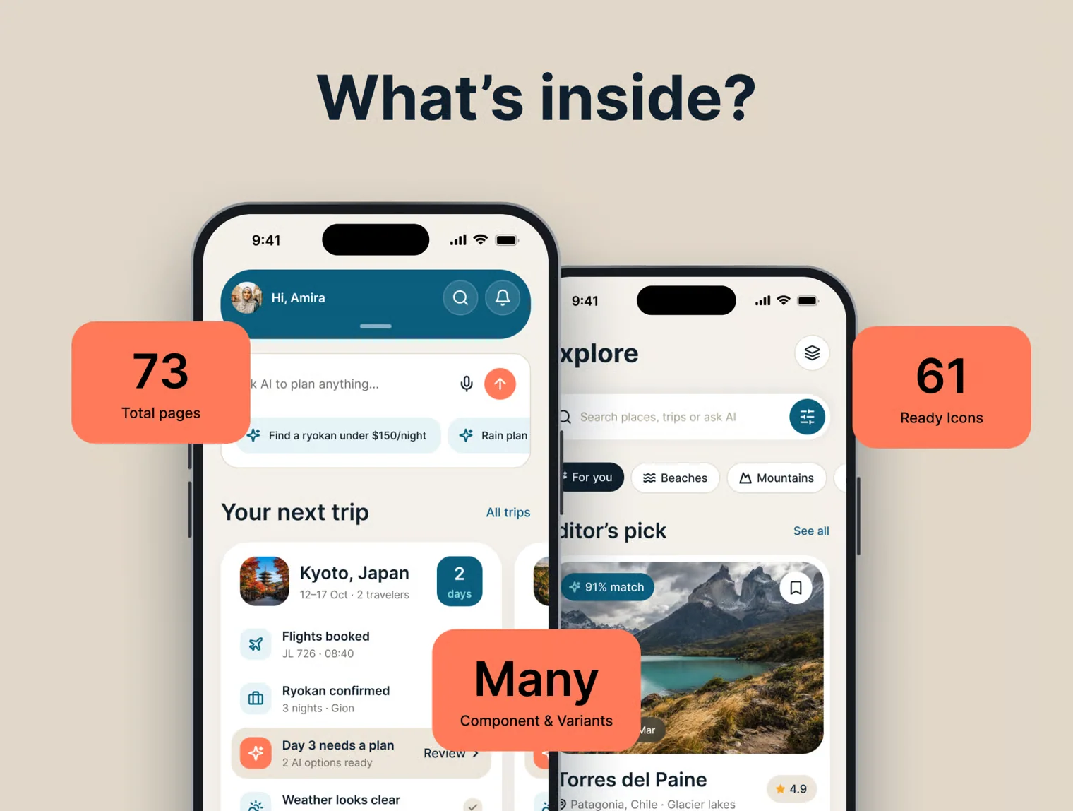 Laguna – AI Travel Planner Mobile App UI Kit 4