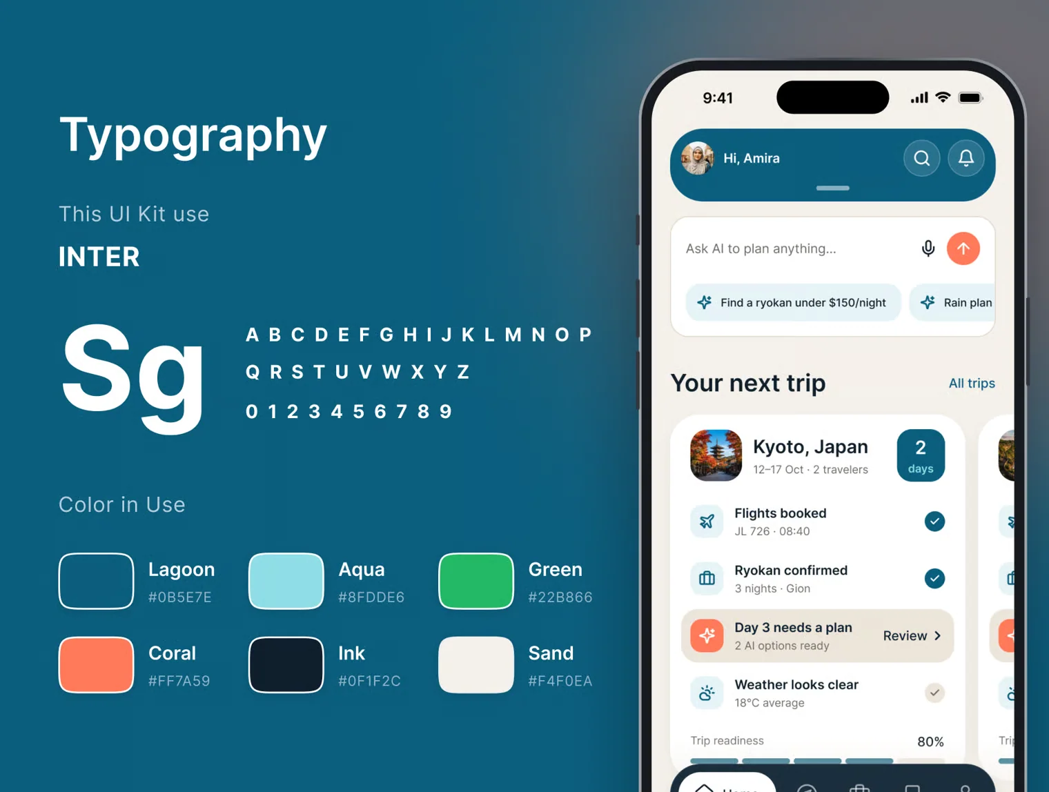 Laguna – AI Travel Planner Mobile App UI Kit 5