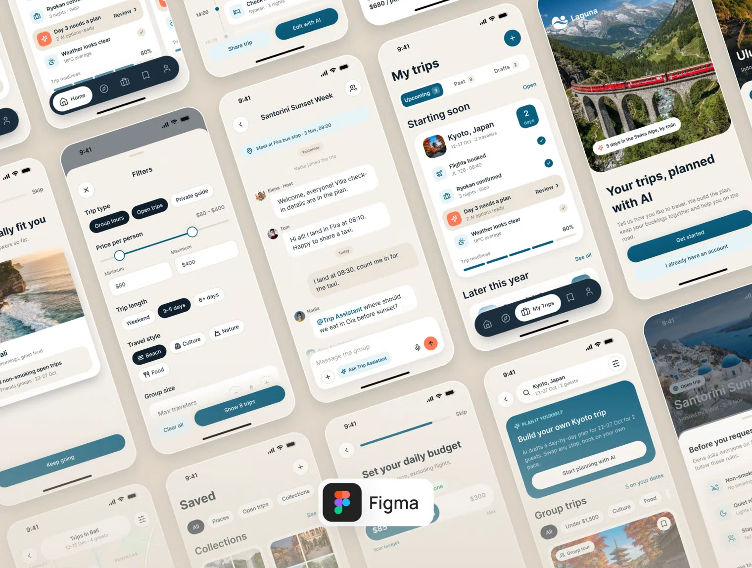 Laguna – AI Travel Planner Mobile App UI Kit 7