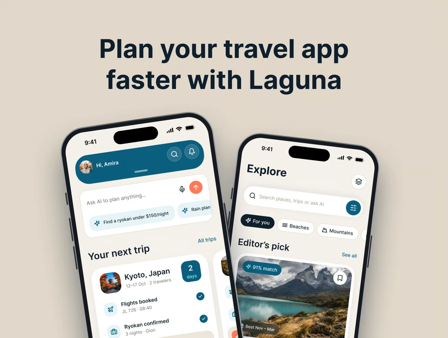 Laguna – AI Travel Planner Mobile App UI Kit 8