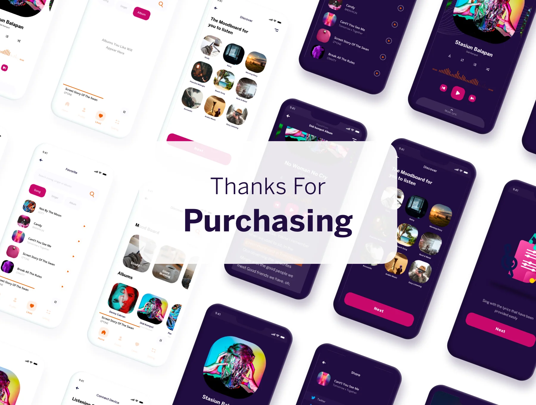 Lagunya - Music Apps Mobile Ui Kit 6