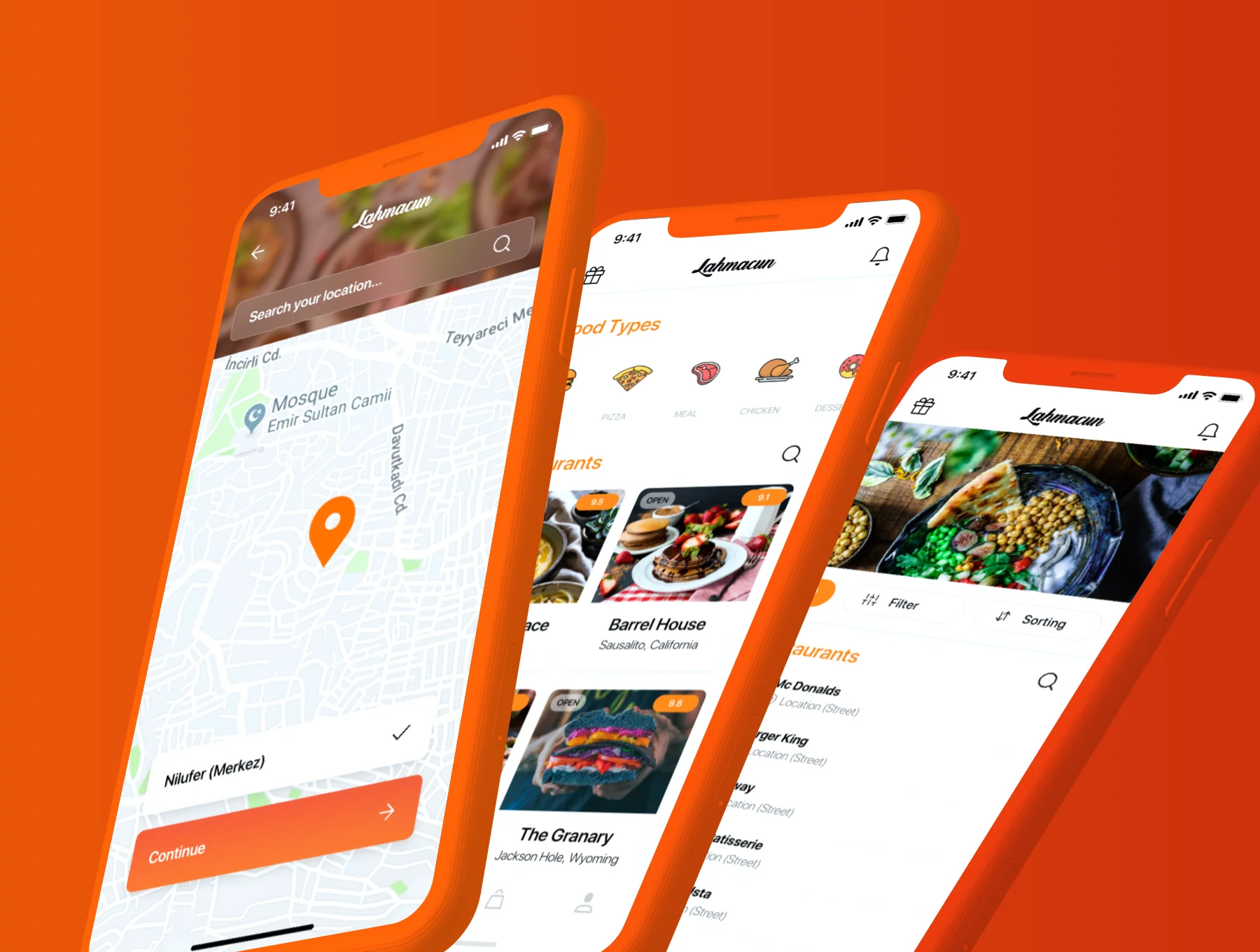 Lahmacun - Food Delivery Mobile App UI Kit 2