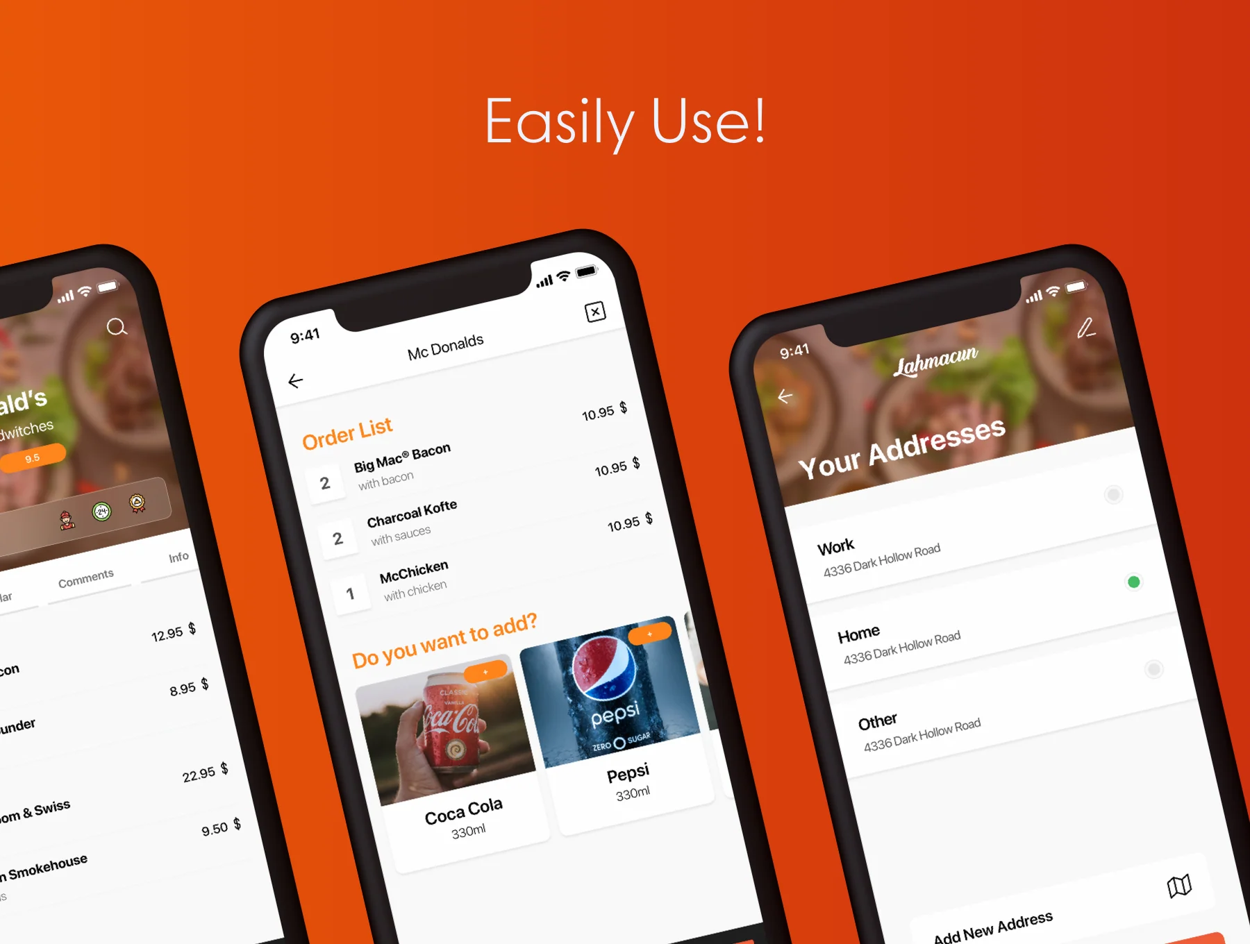 Lahmacun - Food Delivery Mobile App UI Kit 4