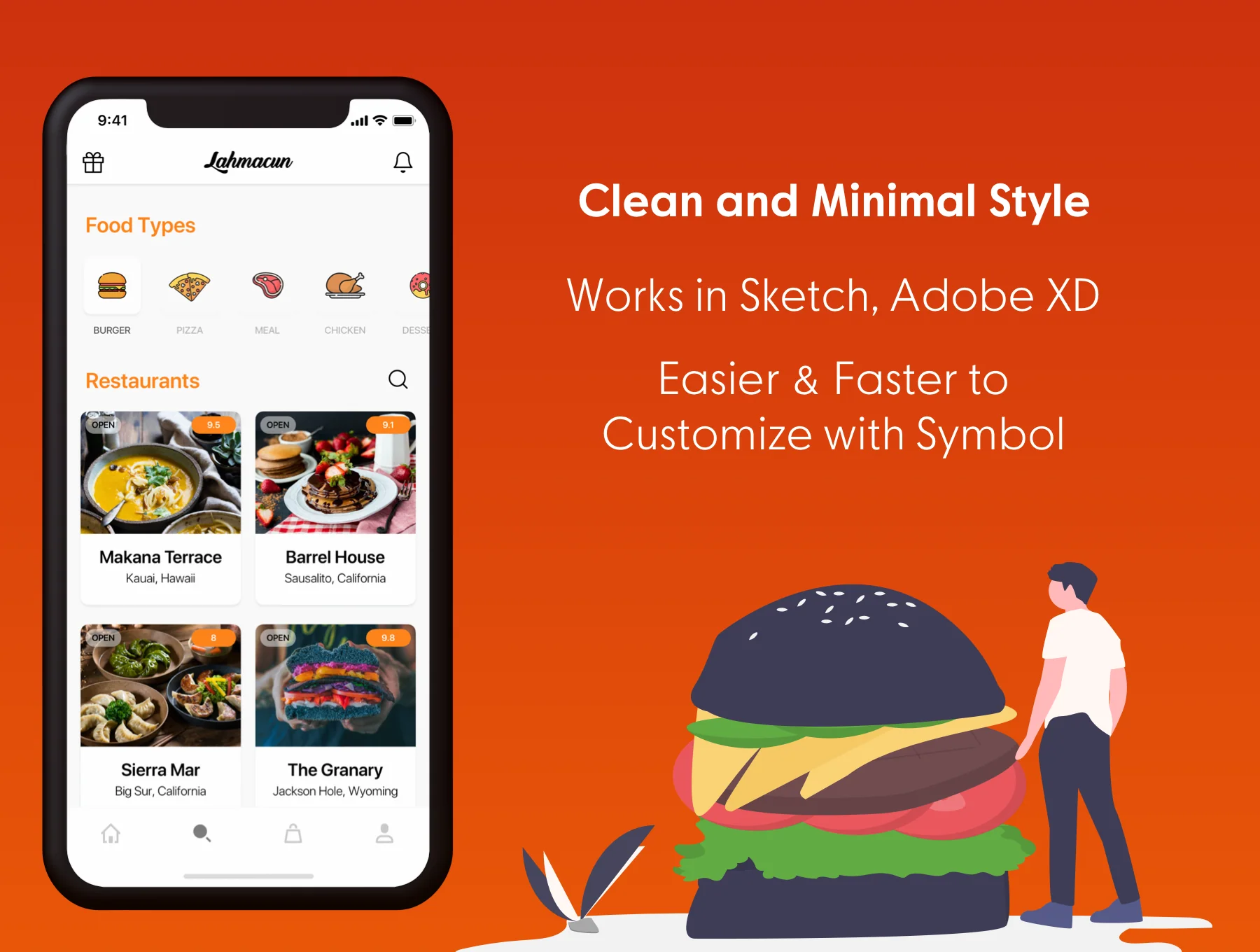 Lahmacun - Food Delivery Mobile App UI Kit 6