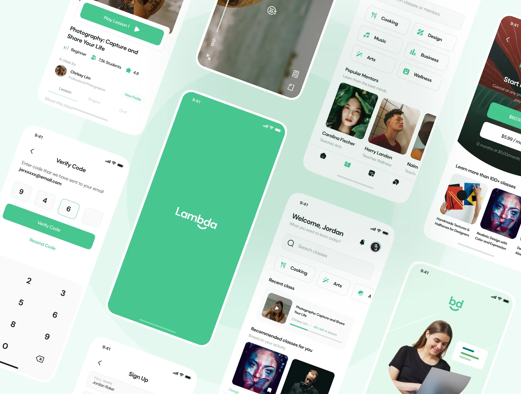 Lambda - E-Learning & Online Class App UI Kit 3