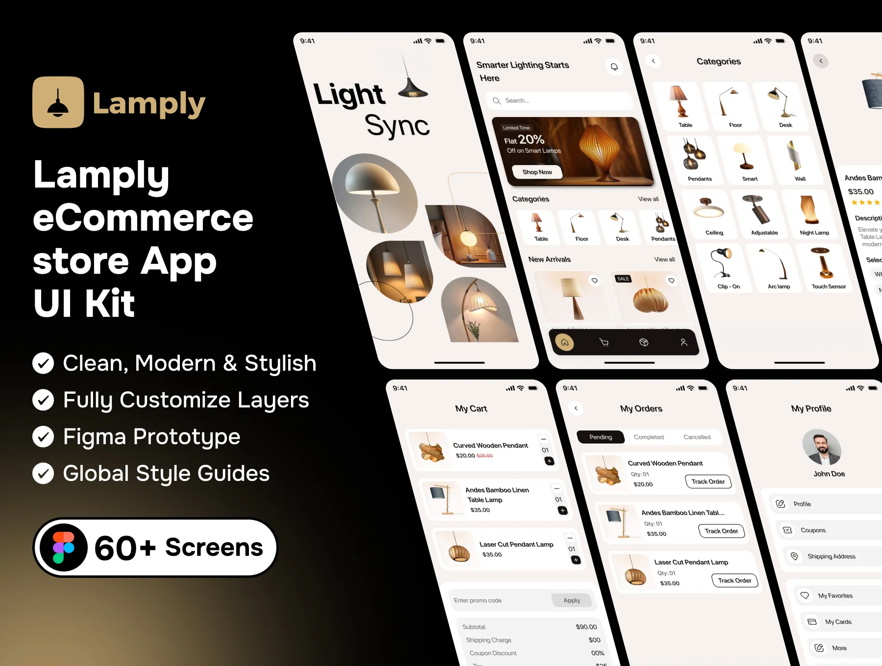π‘ Lamply β eCommerce Store App UI Kit