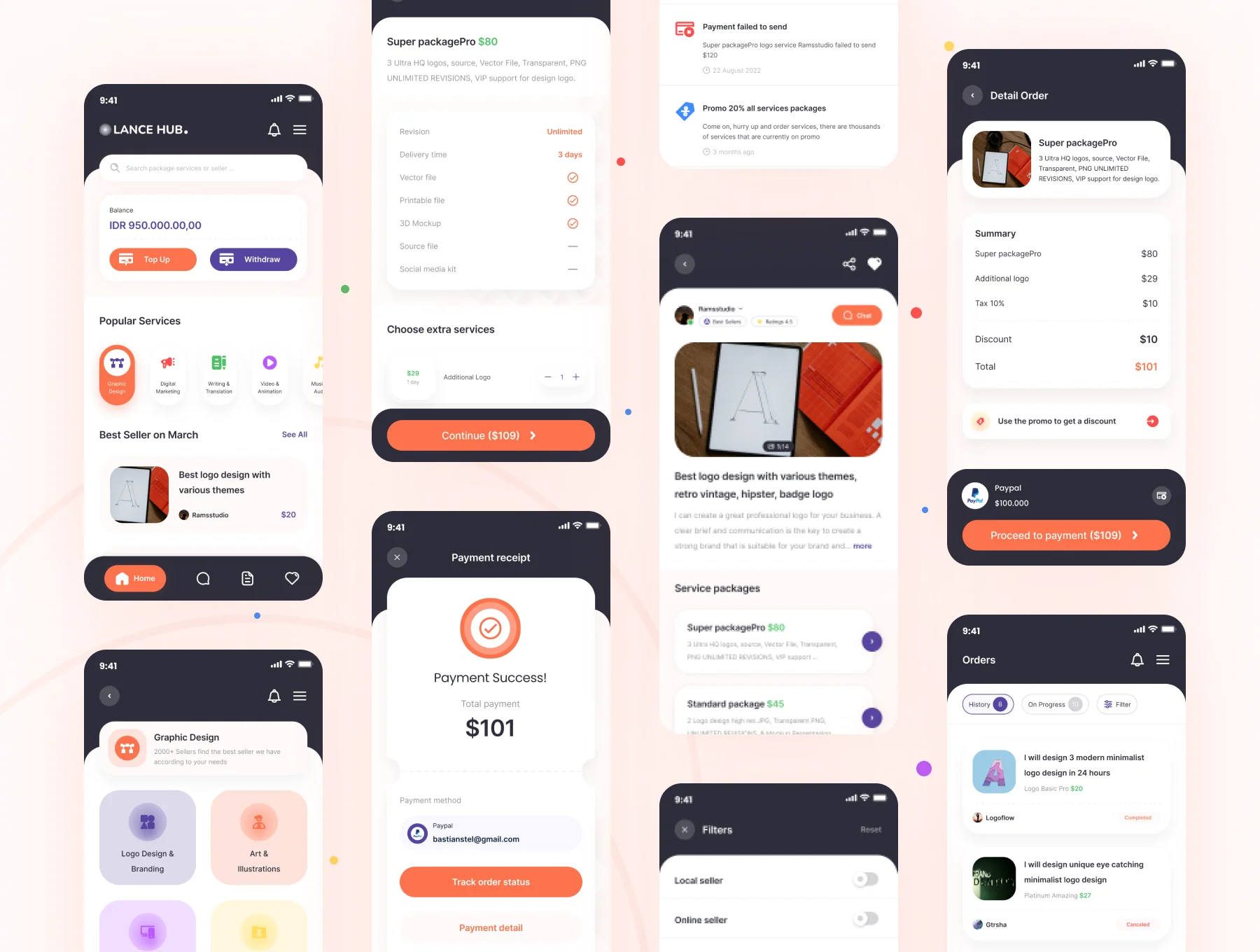 Lance Hub UI Kit 2