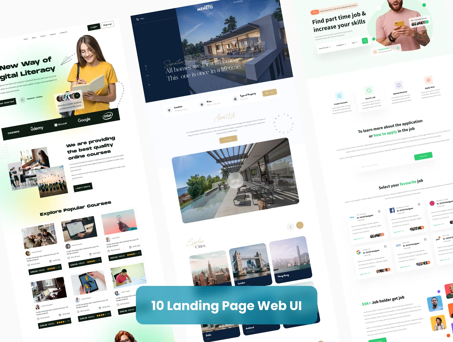 Landing Page Collection Web UI Kit 4