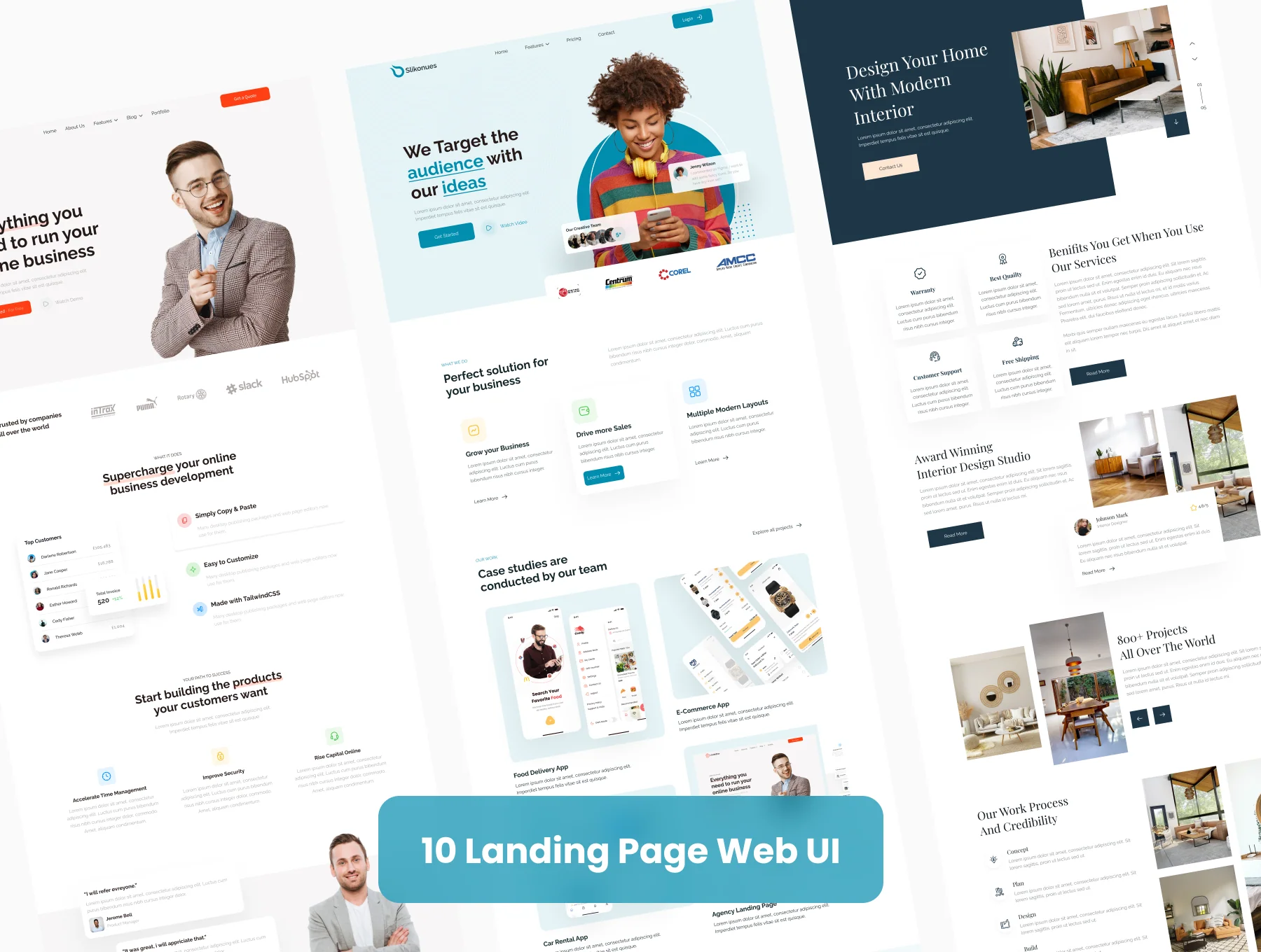Landing Page Collection Web UI Kit 5