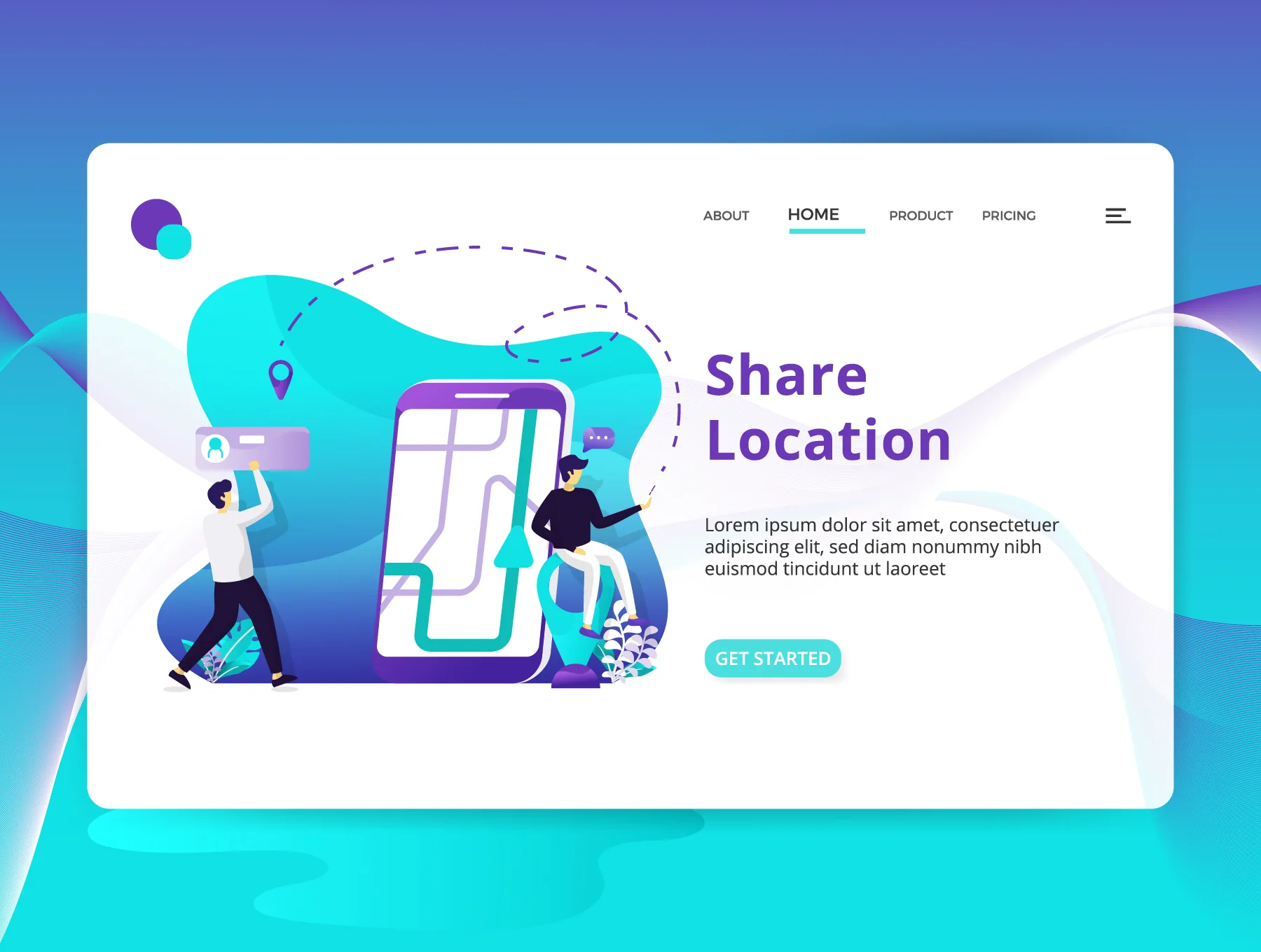 Landing Page Head Hunting sets Illustration 6