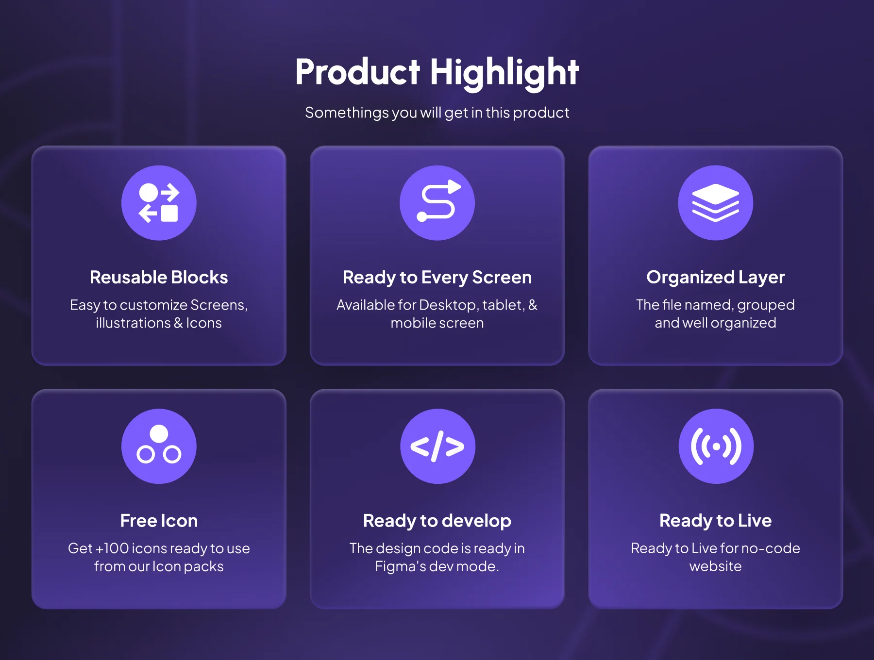 Landing Page Template & UI Kit for SaaS HR Management 2